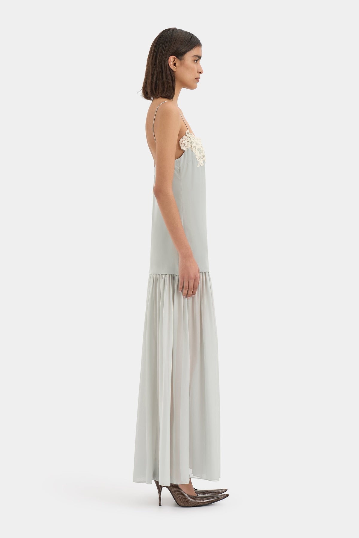 Cascade Gown - Powder Blue