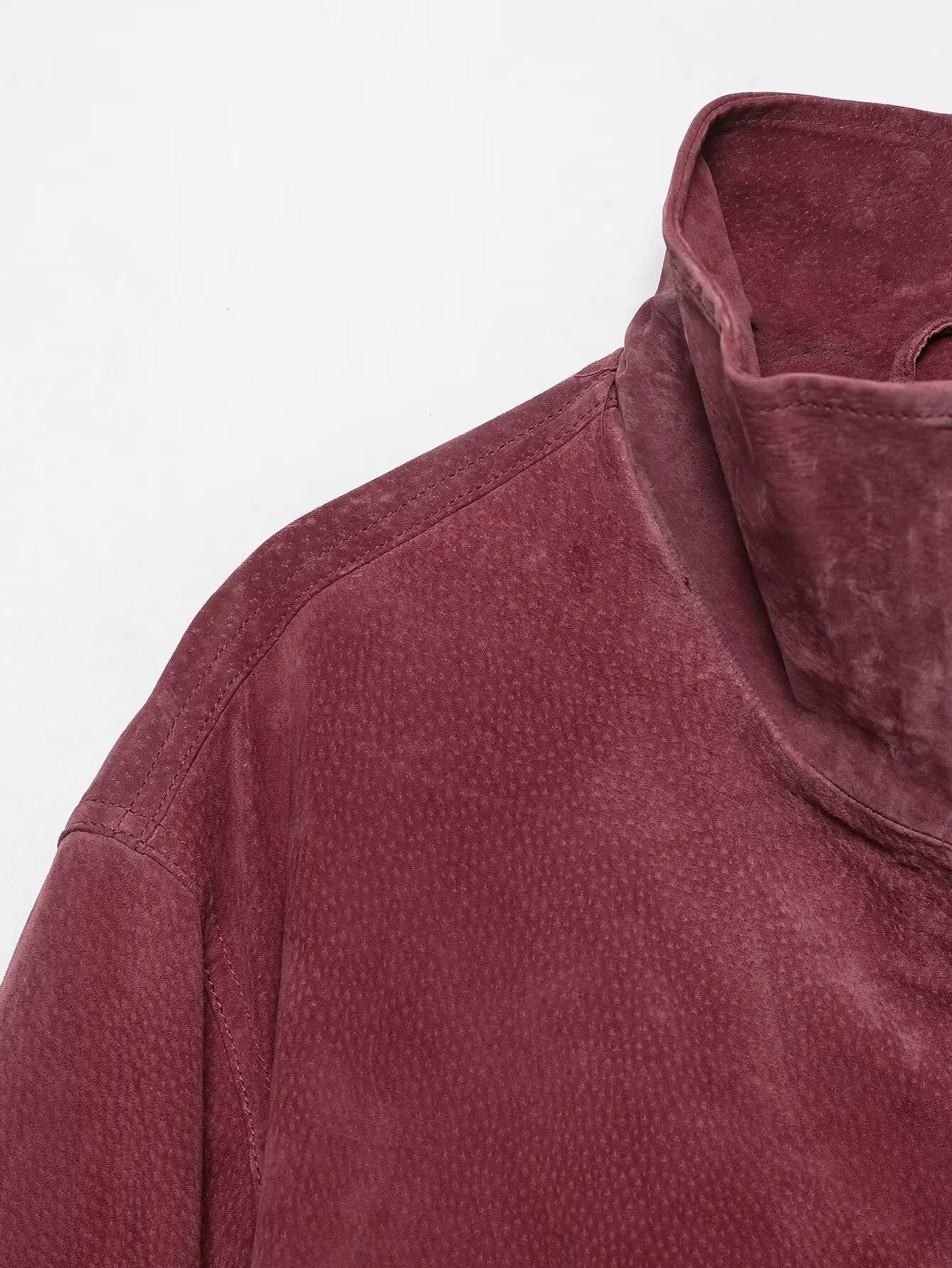 Marsala Bomber Jacket