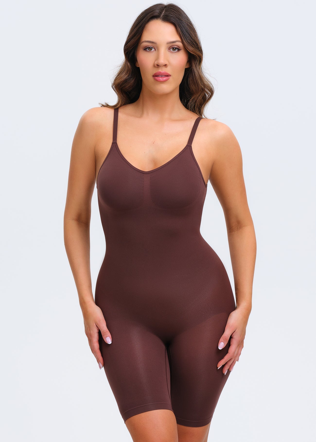SmoothingSeamless Open-Back Bodysuit