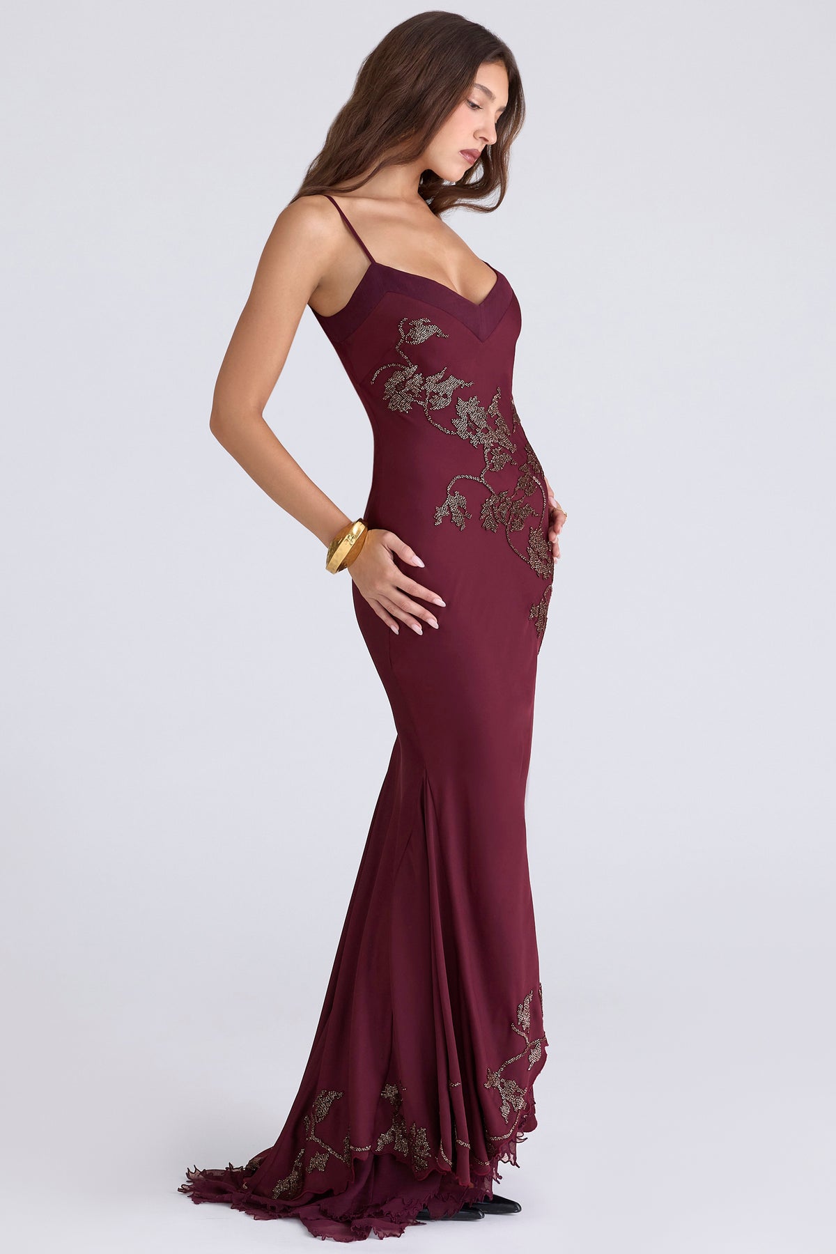 Damaris Gown - Plum
