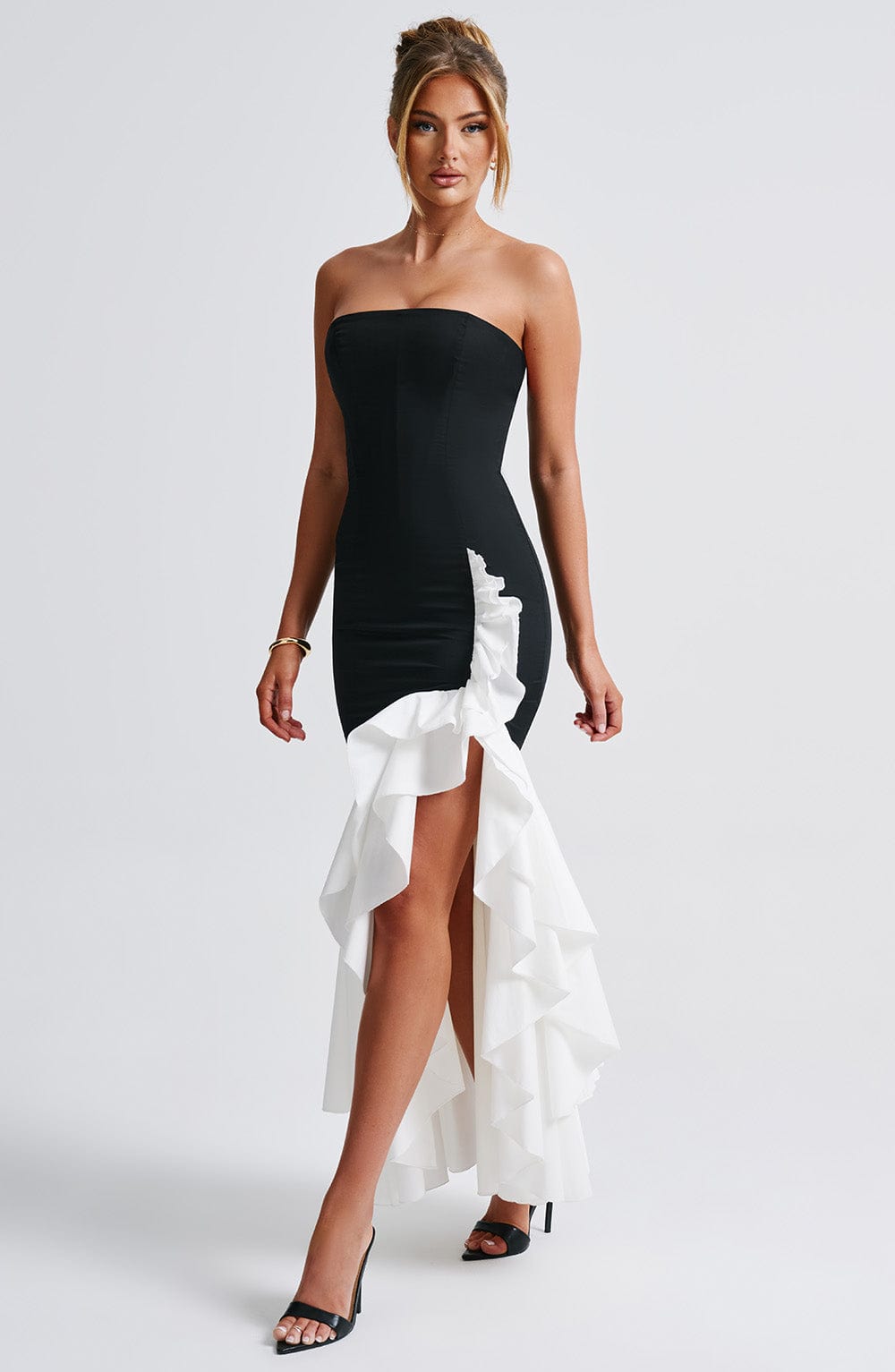 Constance Gown - Black/White