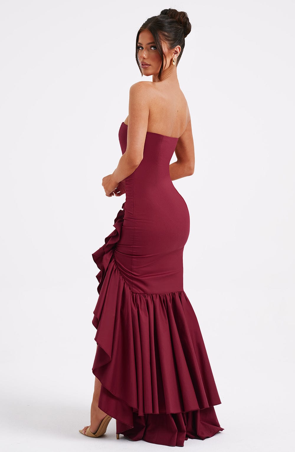 Valeska Gown - Burgundy