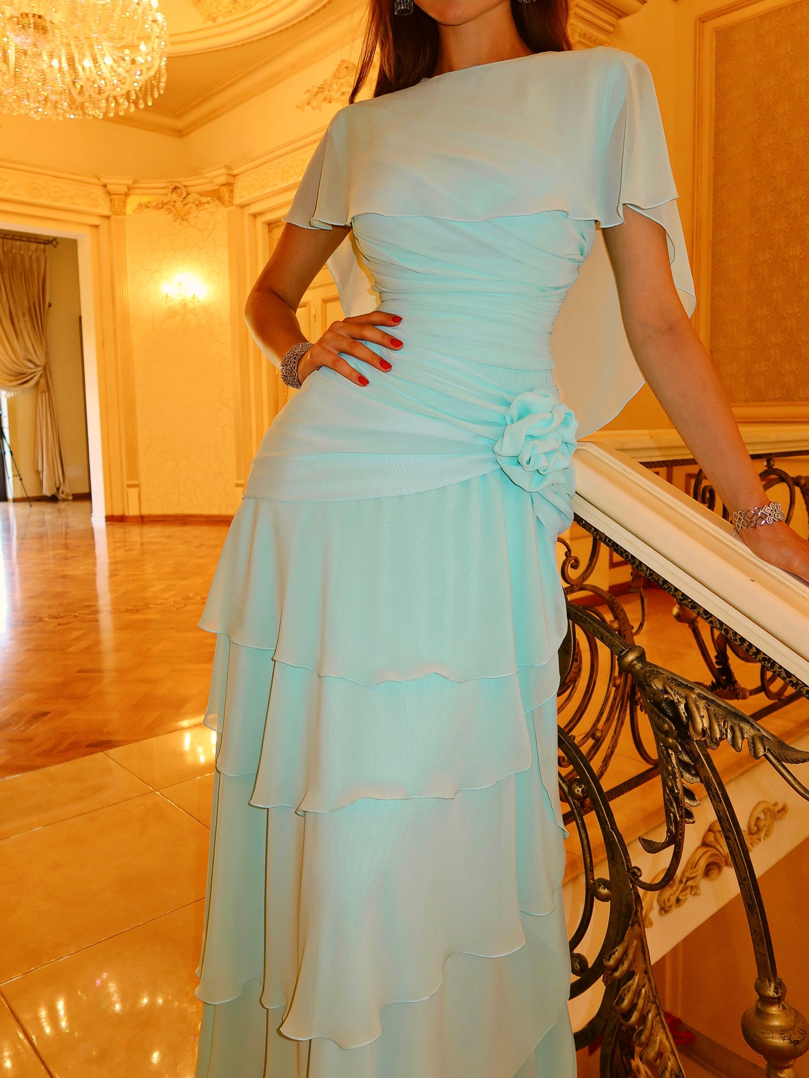 Celestina Maxi Dress - Seafoam