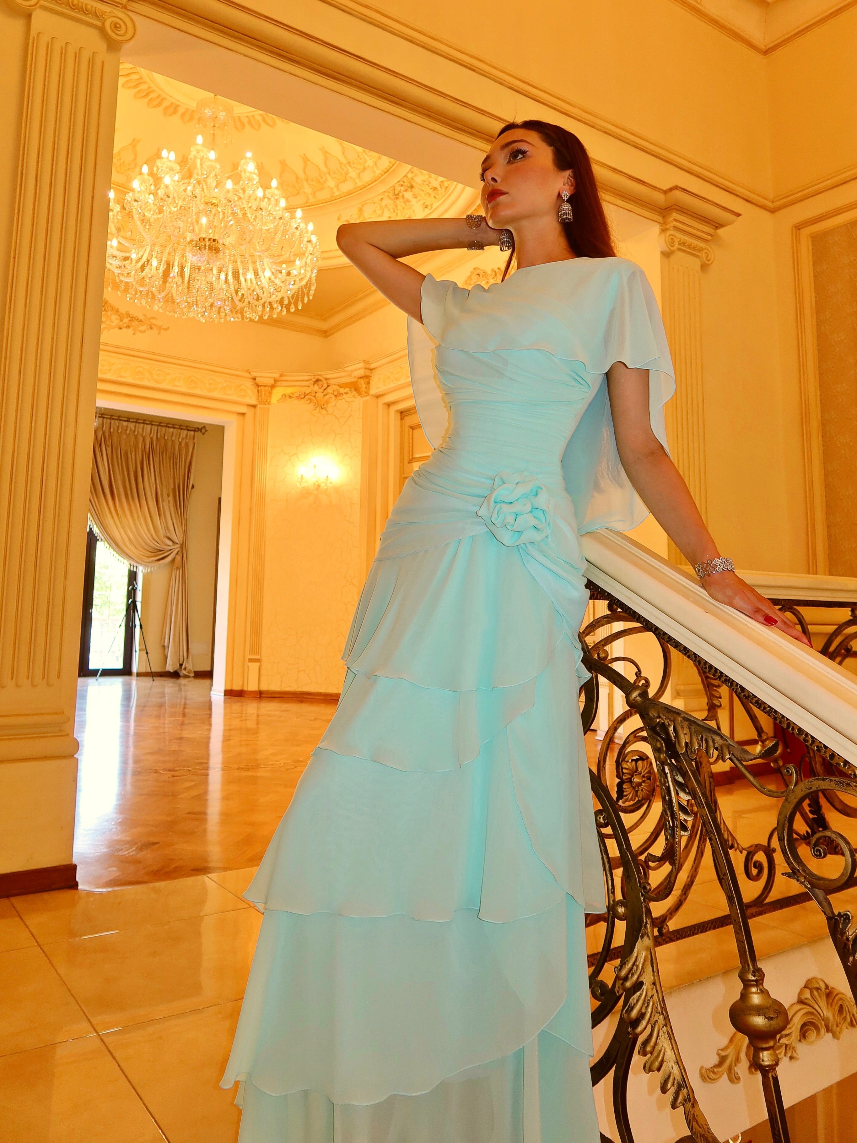 Celestina Maxi Dress - Seafoam