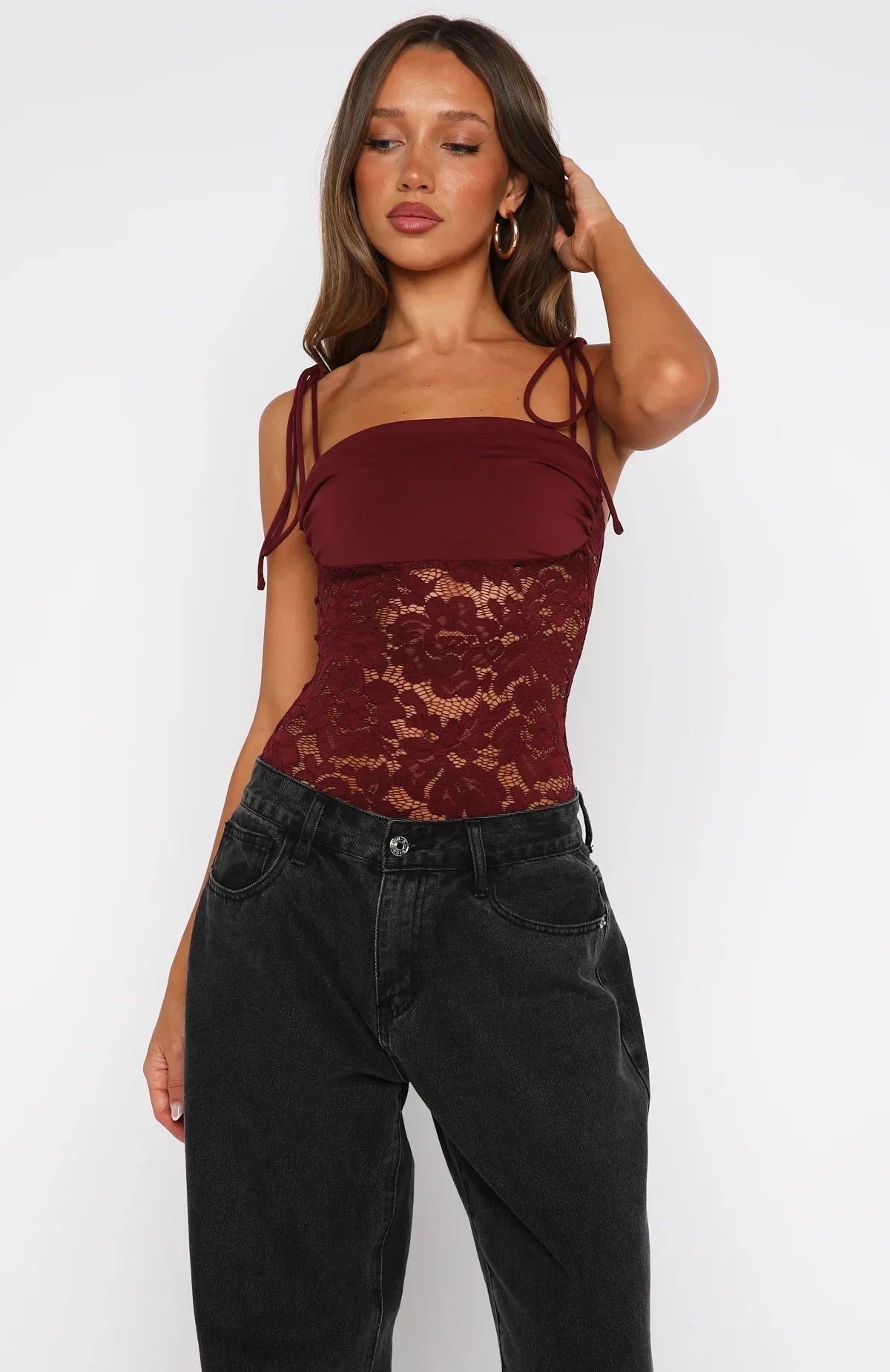 Tansy Lace Top