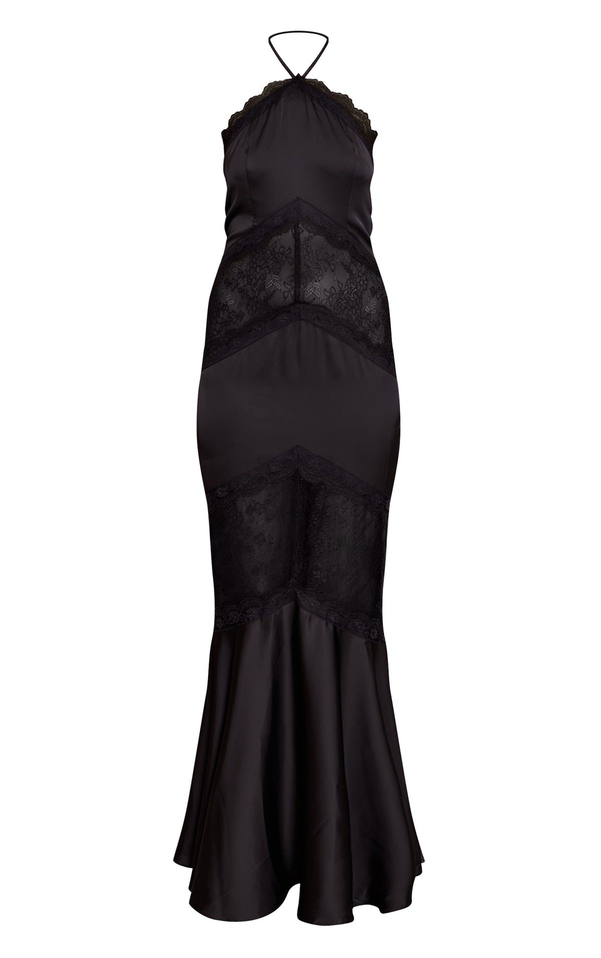 Rosewater Maxi Dress - Black