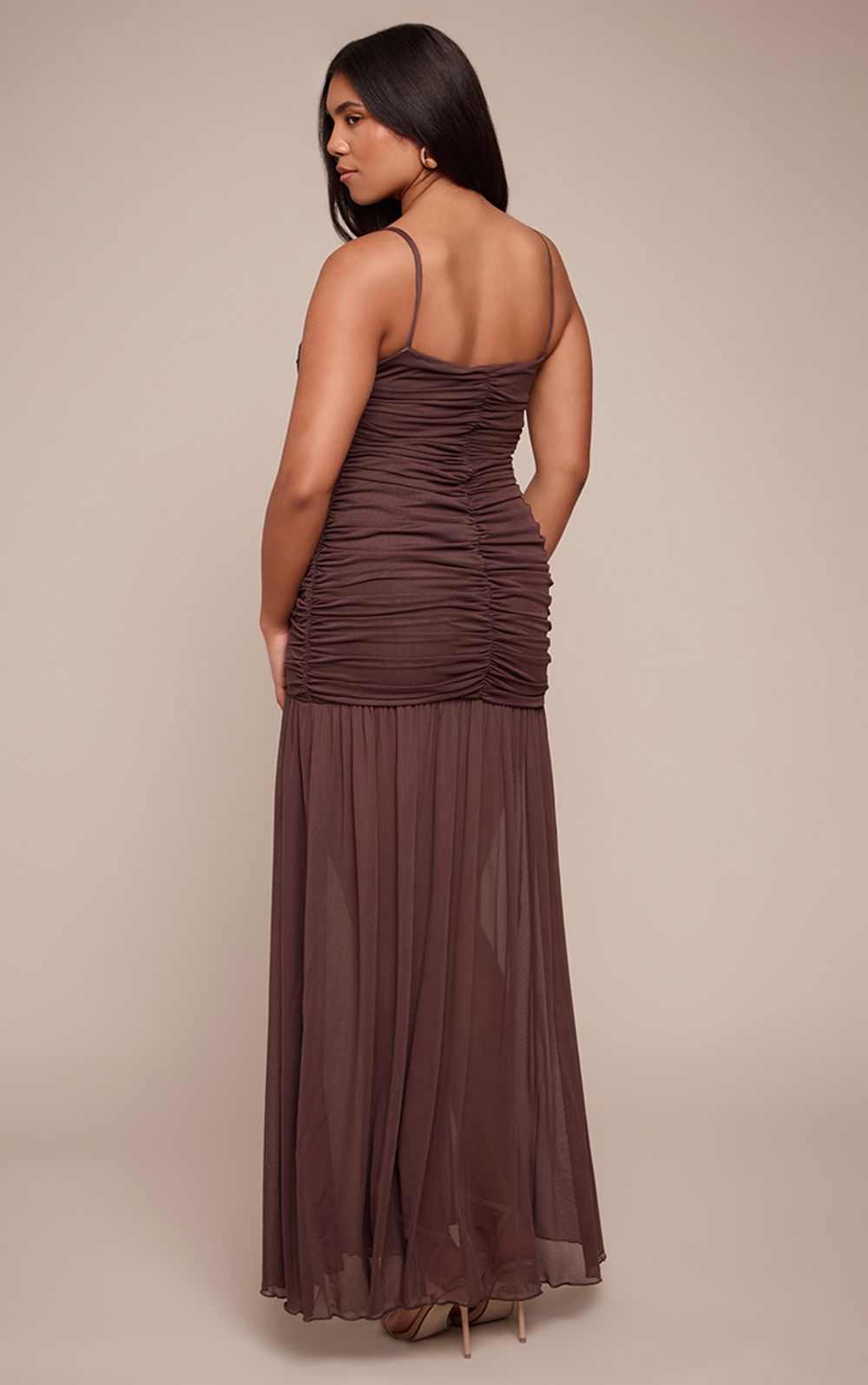 Arabella Maxi Dress - Chocolate - 2