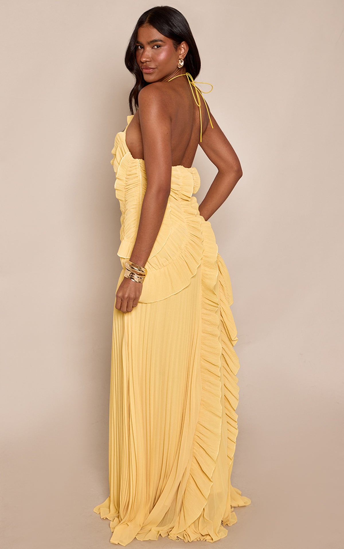 Meringue Maxi Dress - Lemon
