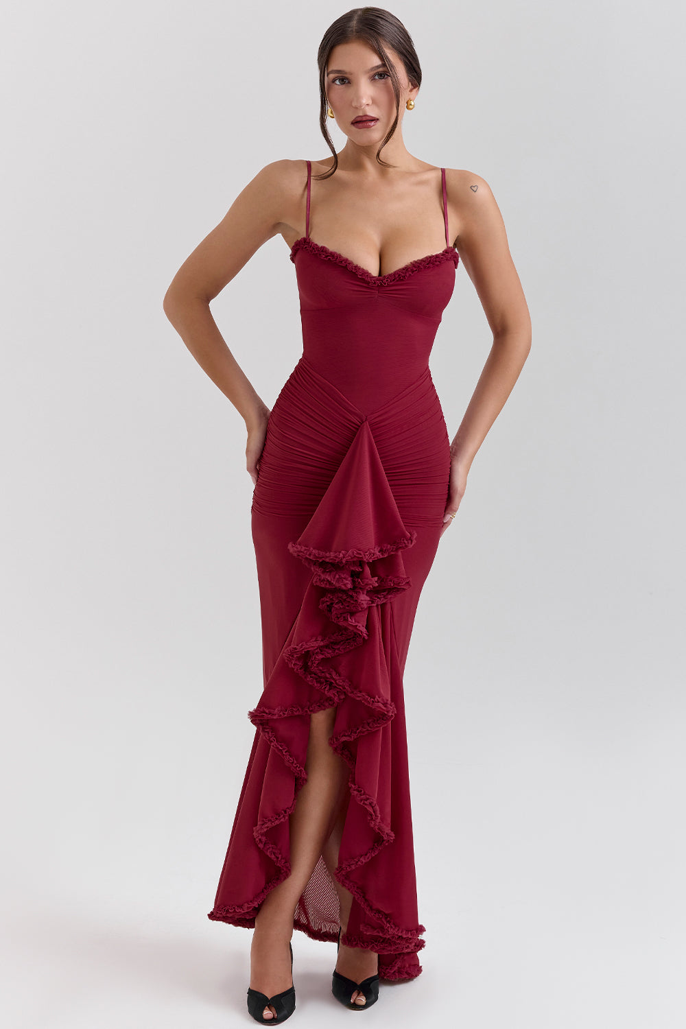Rosamund Maxi Dress - Wine