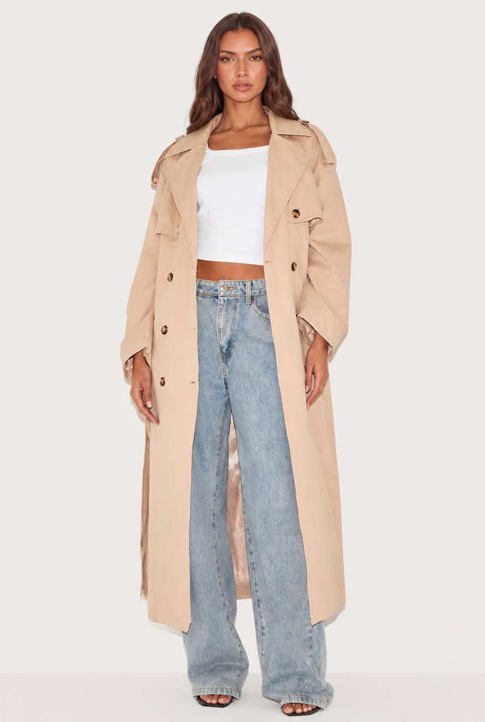 Winona Trench Coat - Beige