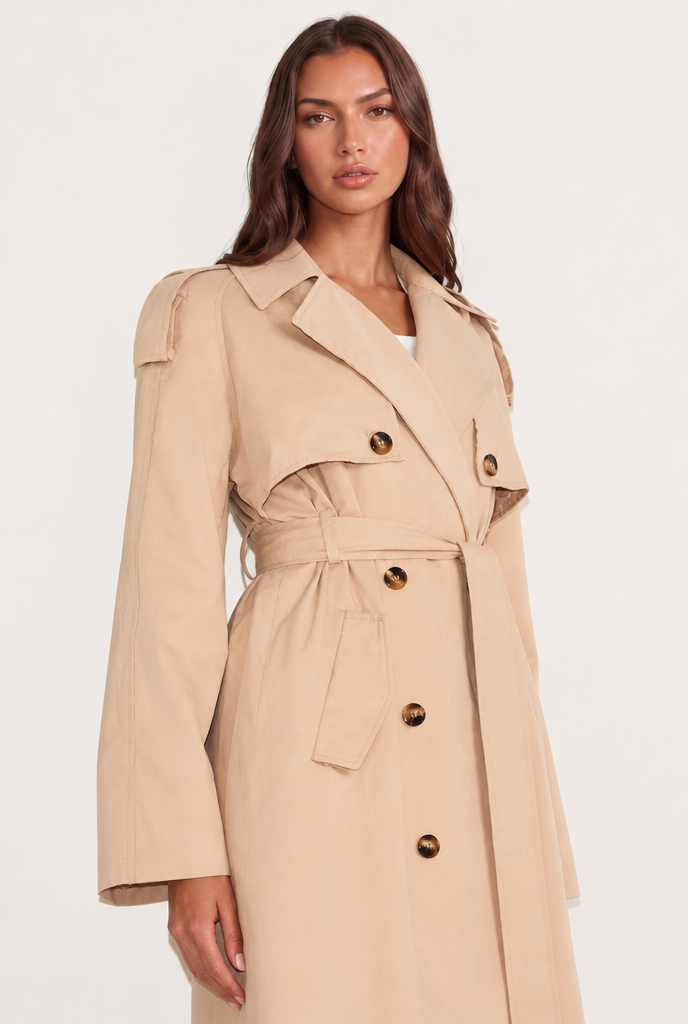 Winona Trench Coat - Beige