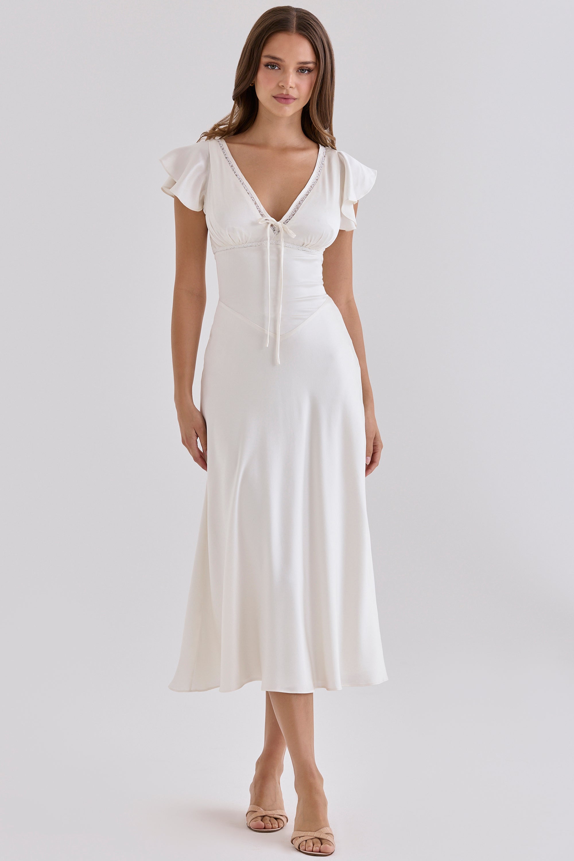 Ravella Midi Dress - White