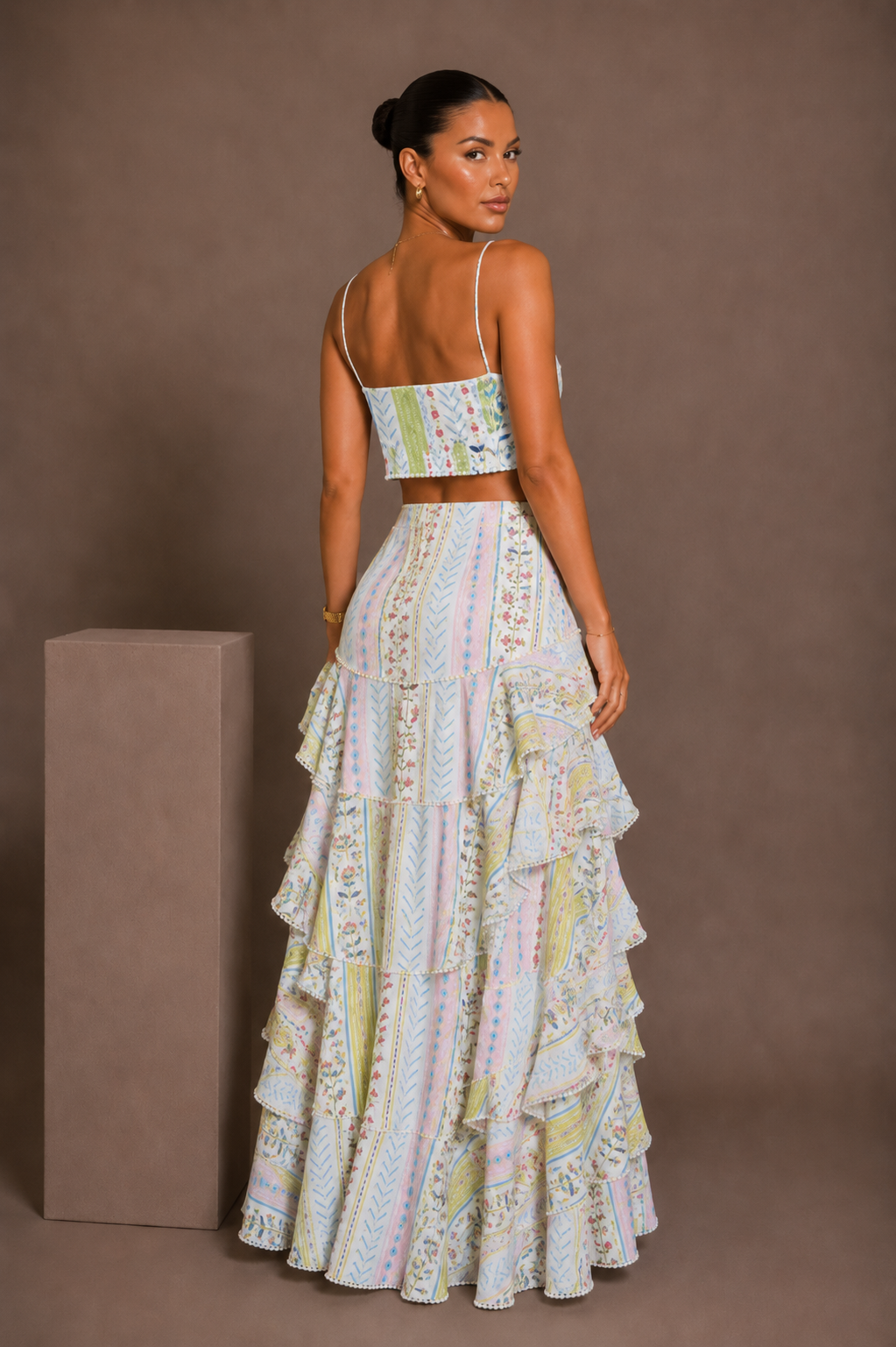 Fleur Set - Pink/Green/White