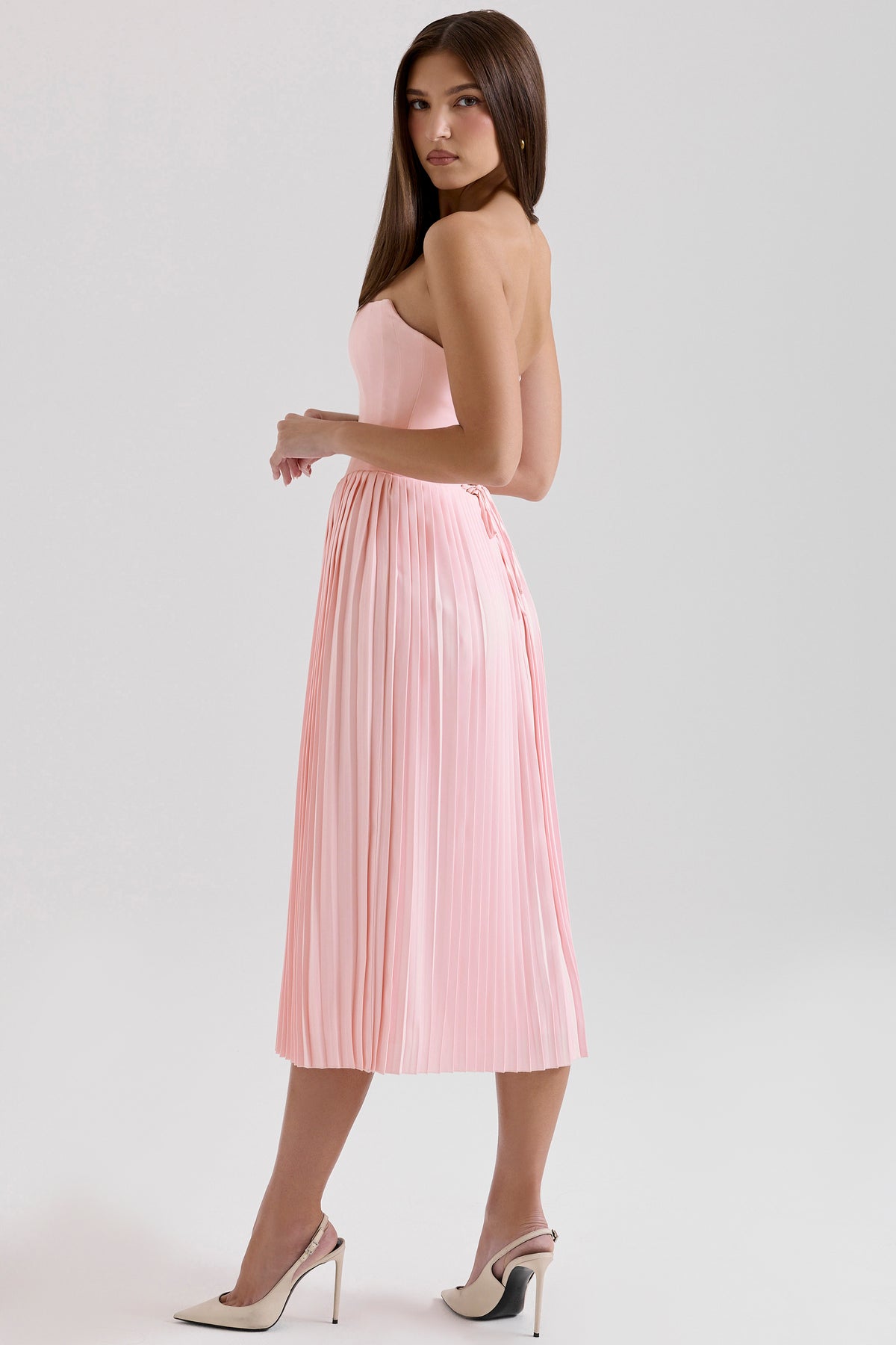 Blossom Midi Dress - Pink