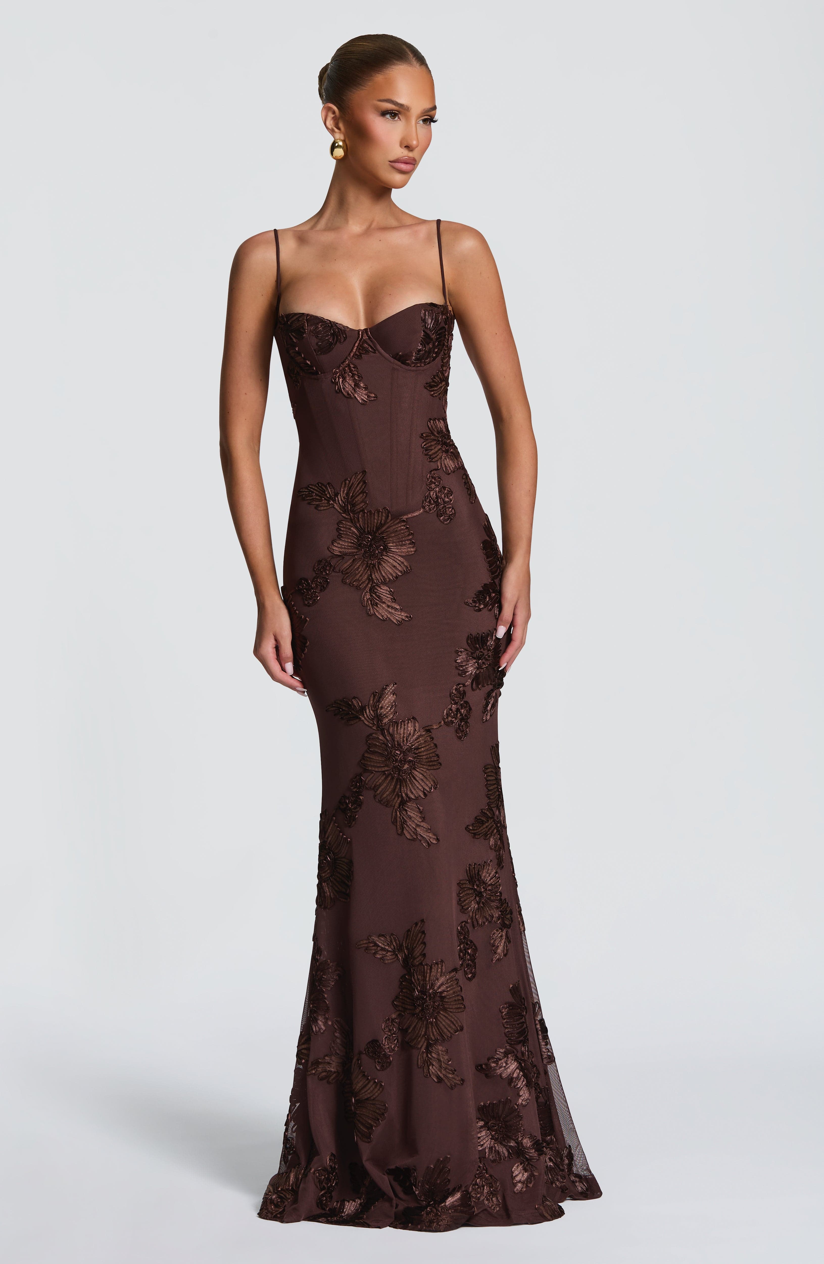 Velour Maxi Dress