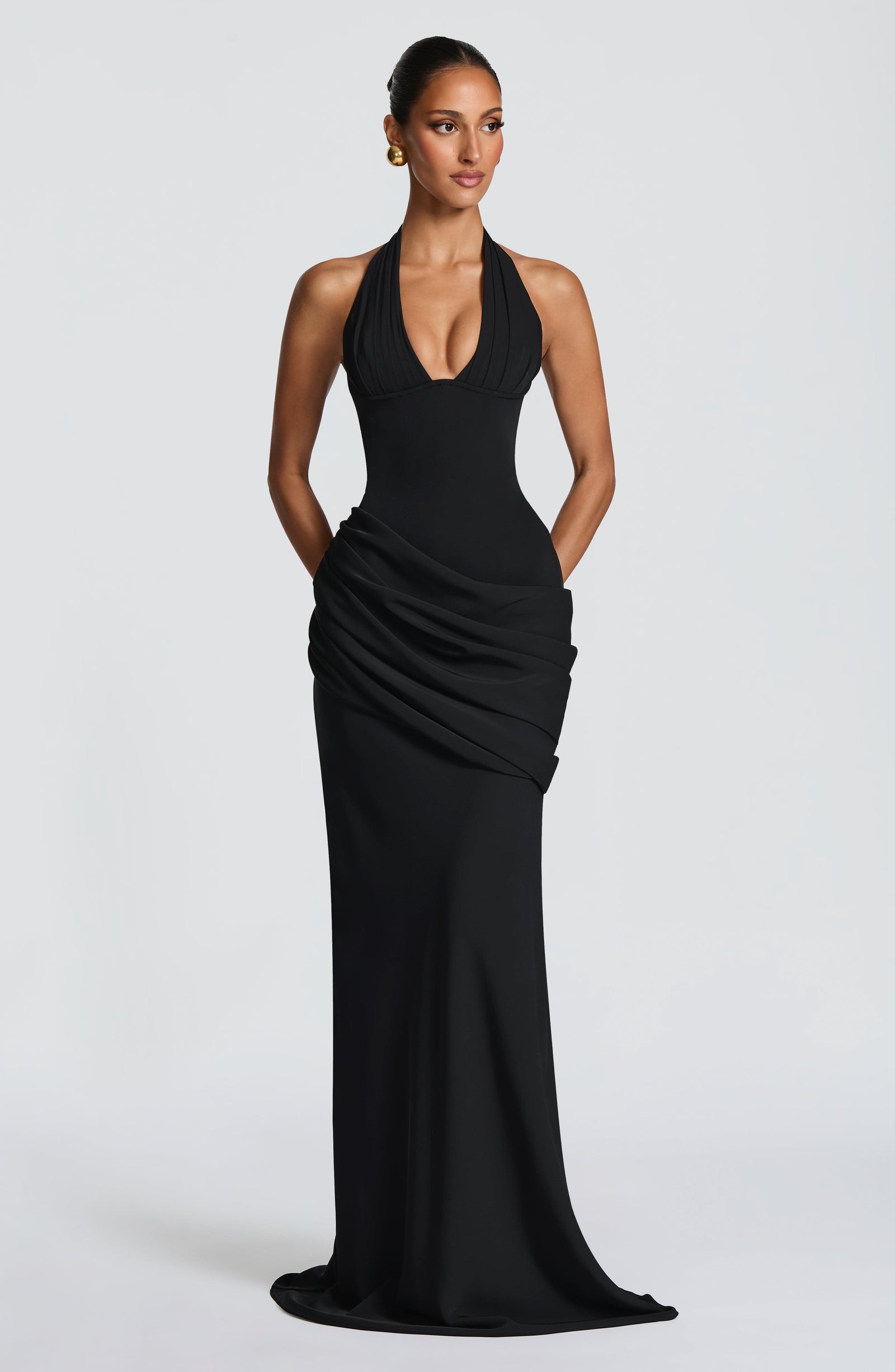 Isadora Maxi Dress - Black - 1