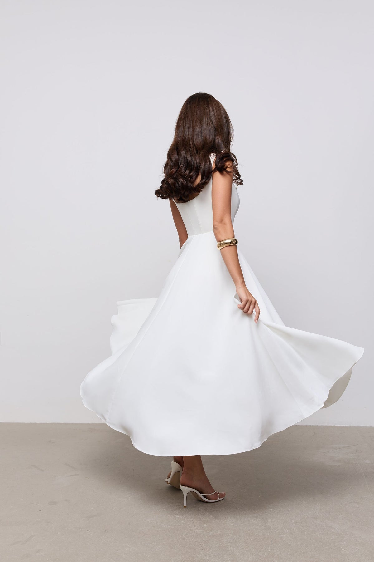 Odessa Midi Dress - White