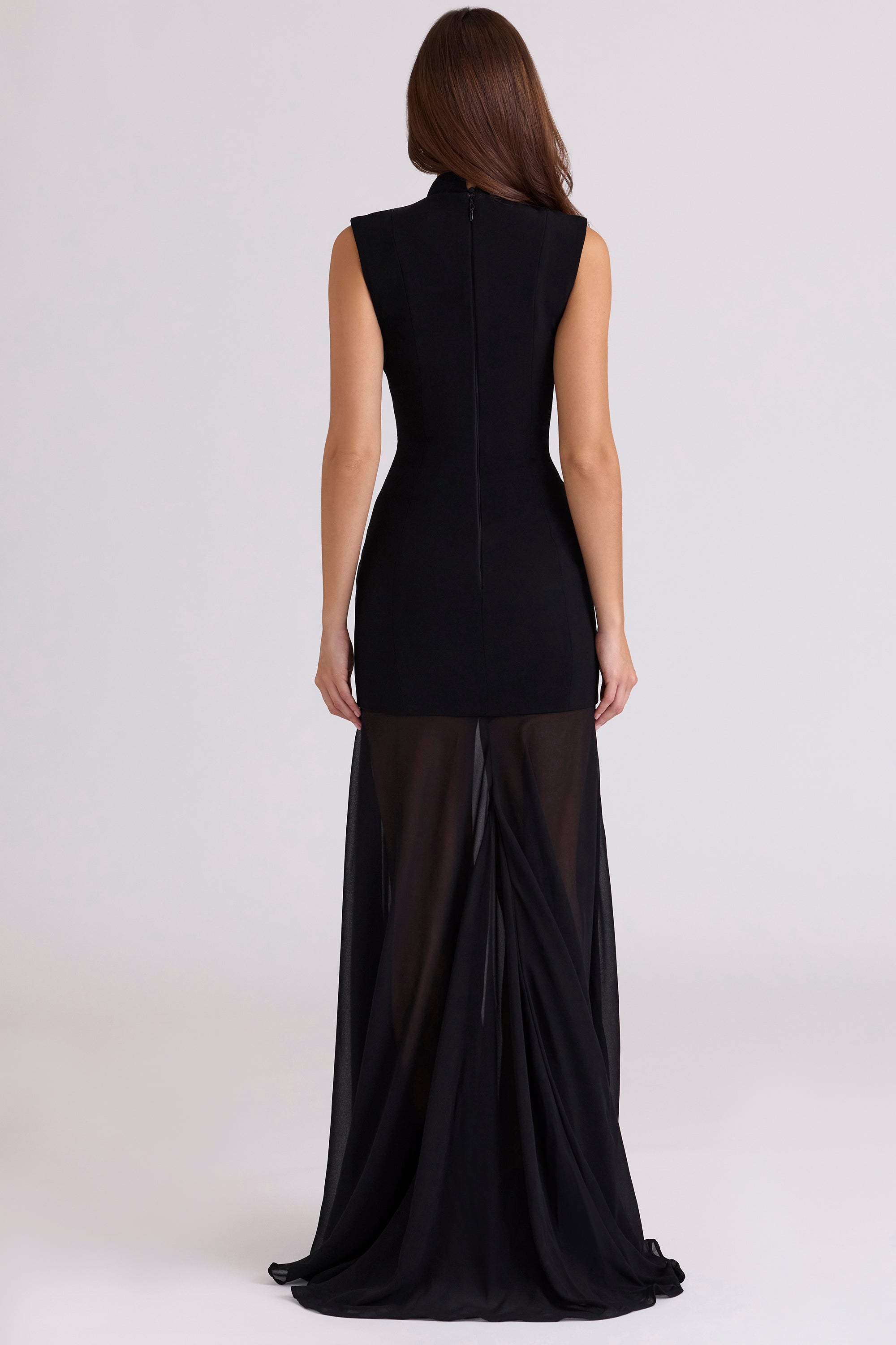 Camille Maxi Dress - Black - 7