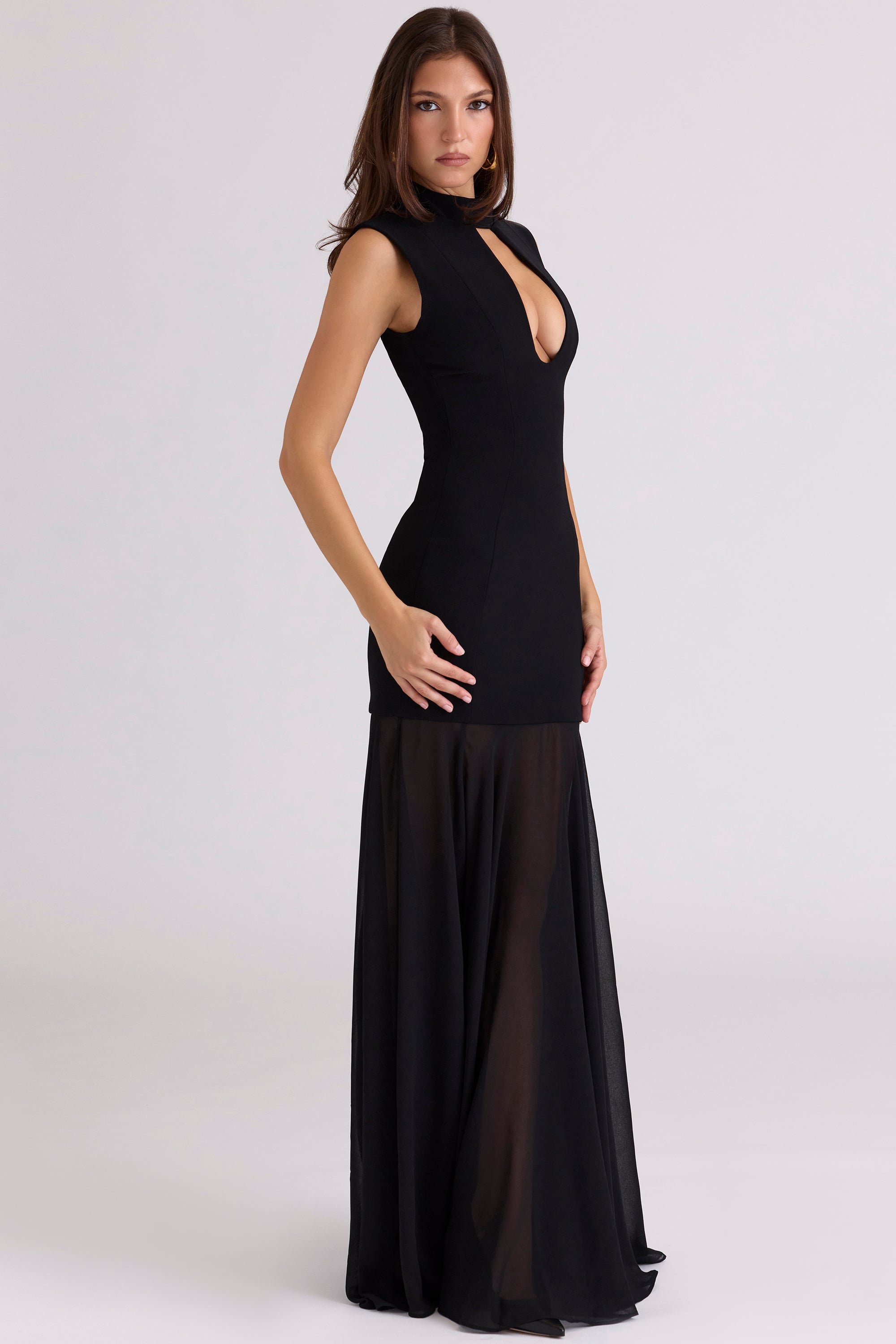 Camille Maxi Dress - Black - 5