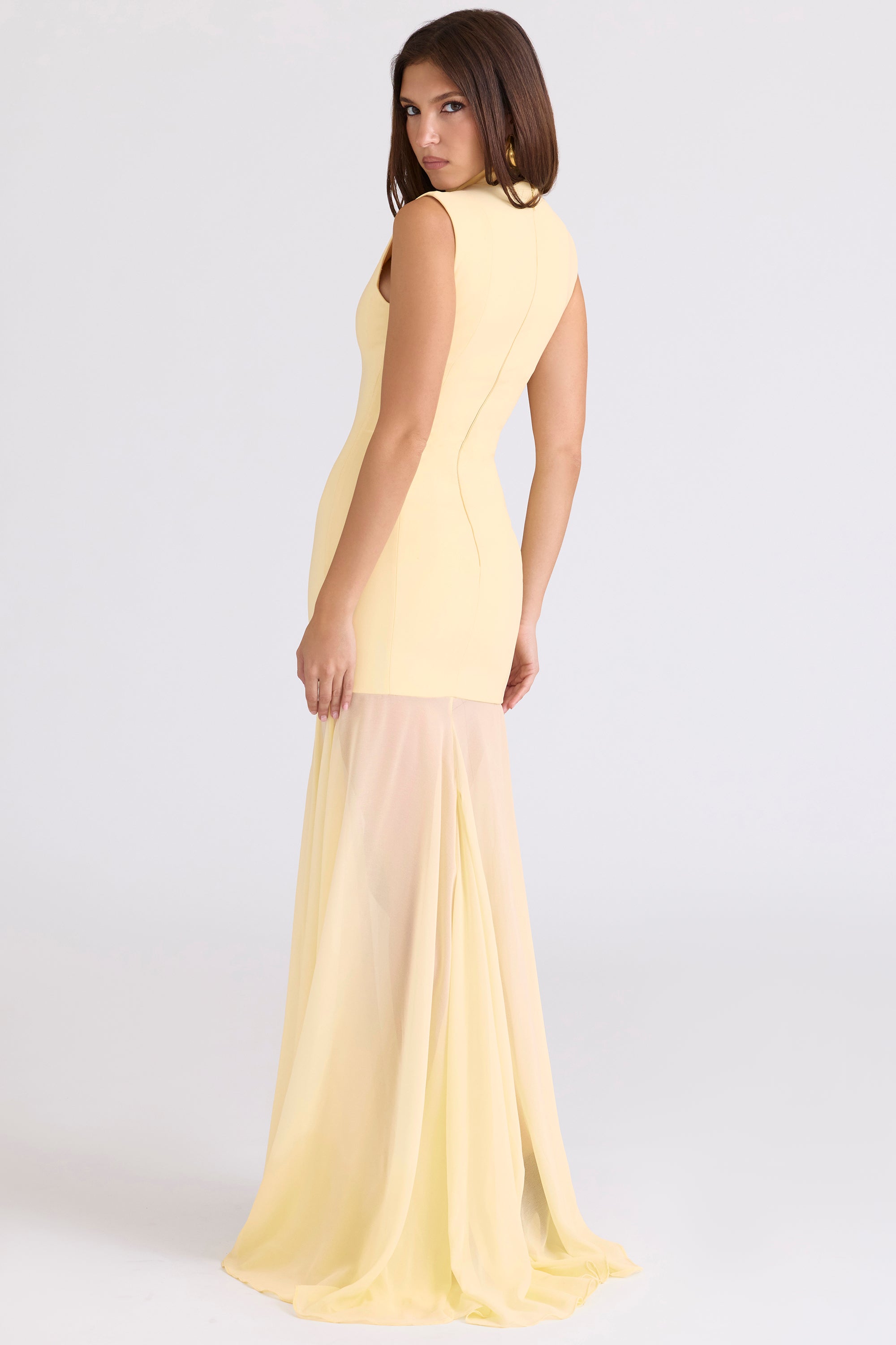 Camille Maxi Dress - Butter Yellow - 5