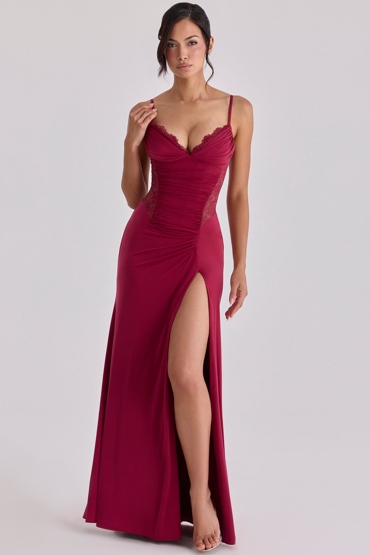 Corsetti Gown - Wine