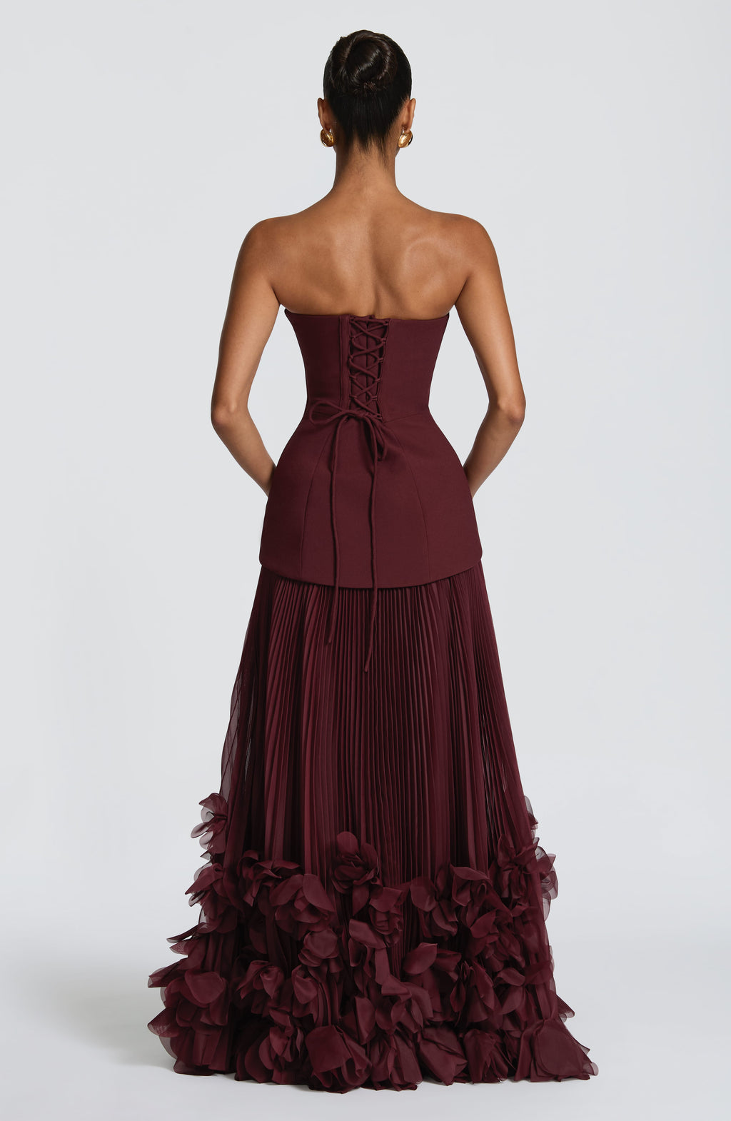Cordelia Maxi Dress - Cherry Lacquer