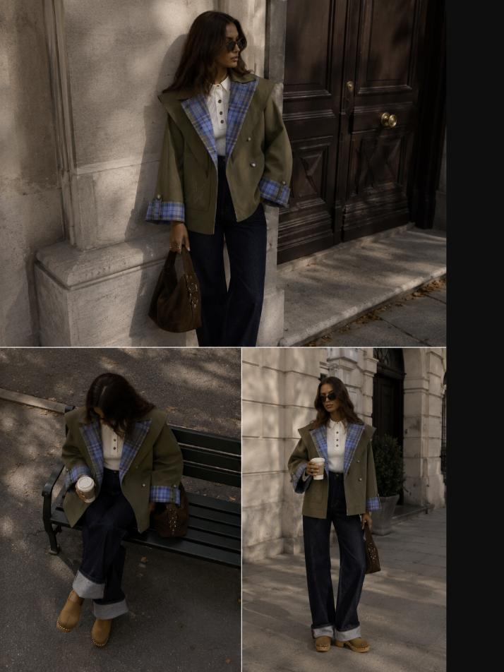 Tartana Trench Coat pin