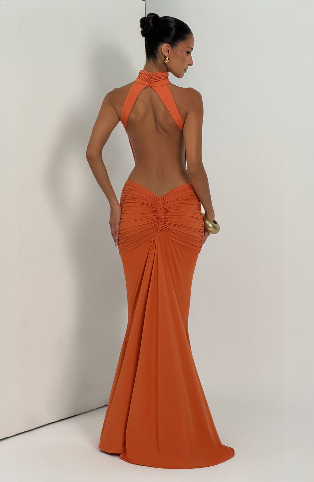 Odessa Maxi Dress - Burnt Orange