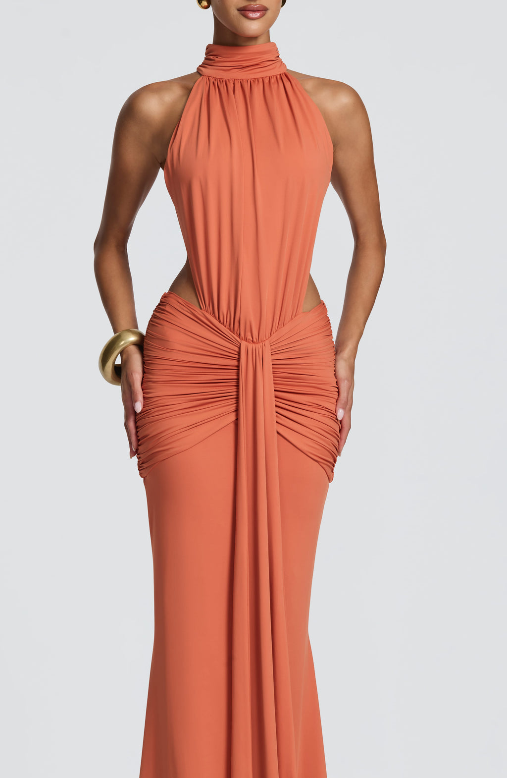 Odessa Maxi Dress - Burnt Orange