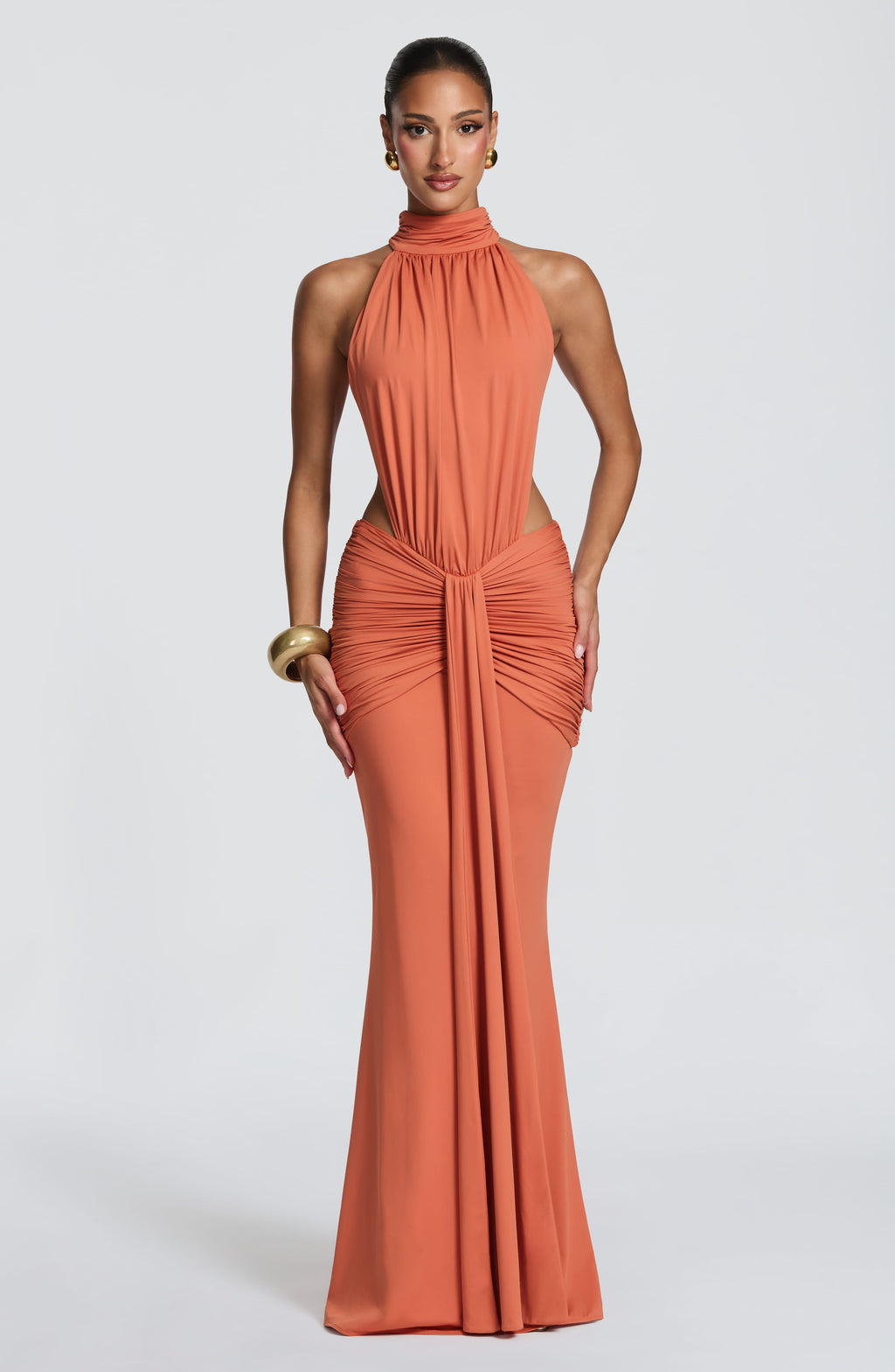 Odessa Maxi Dress - Burnt Orange