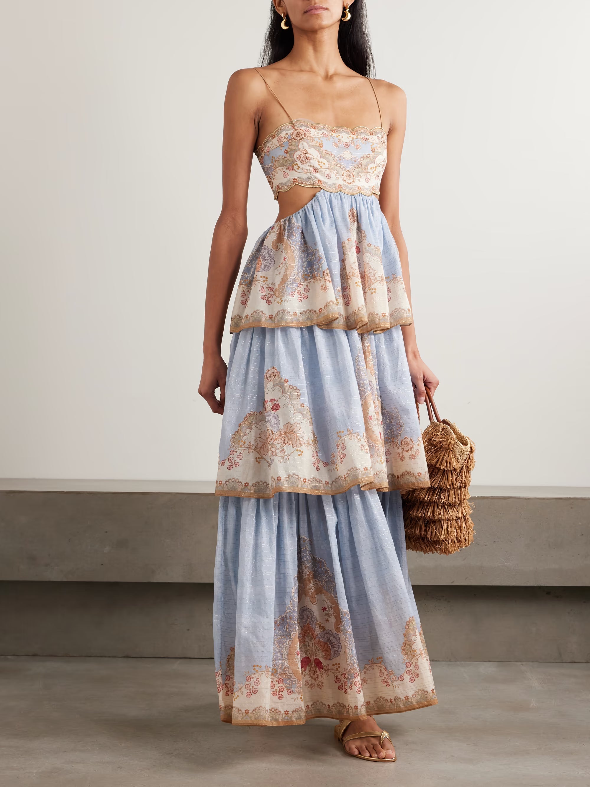 Solea Maxi Dress - Blue