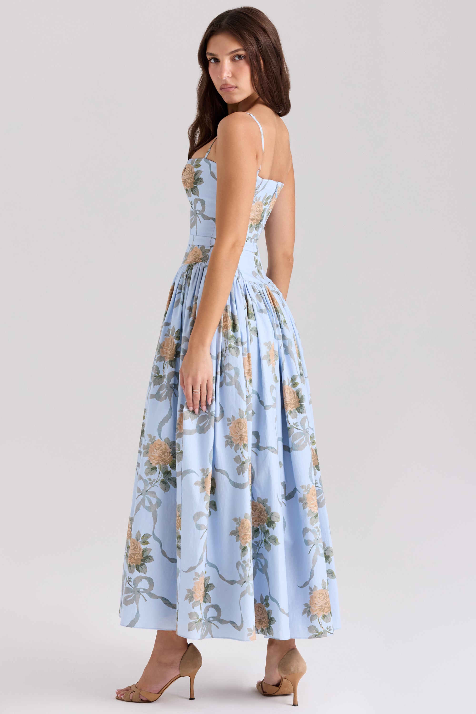 Blythe Midi Dress - Blue