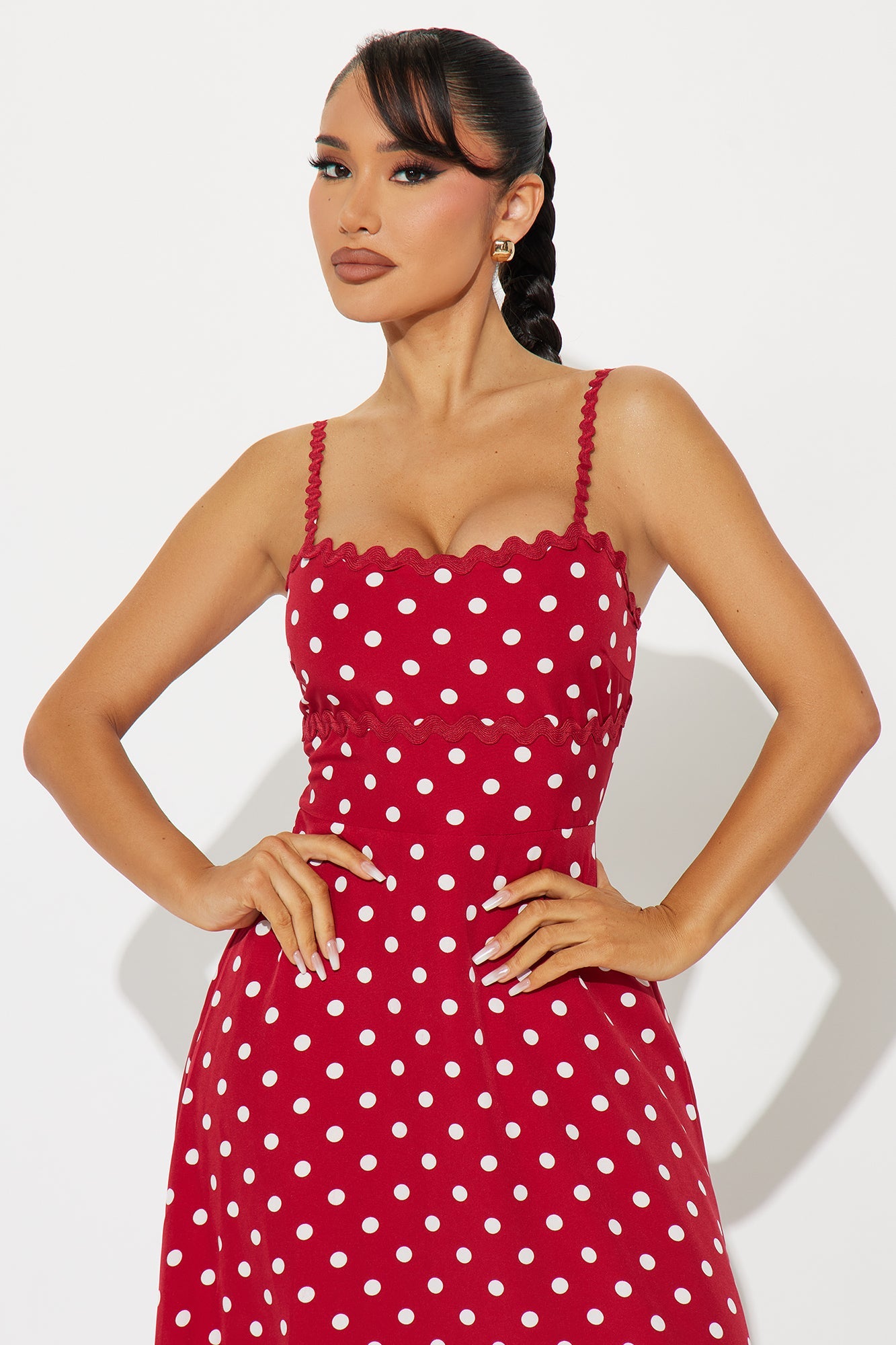 Dolly Maxi Dress - Red - view 2