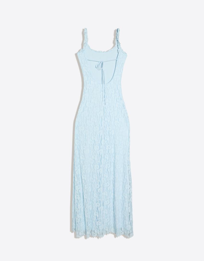 Celine Midi Dress - Light Blue