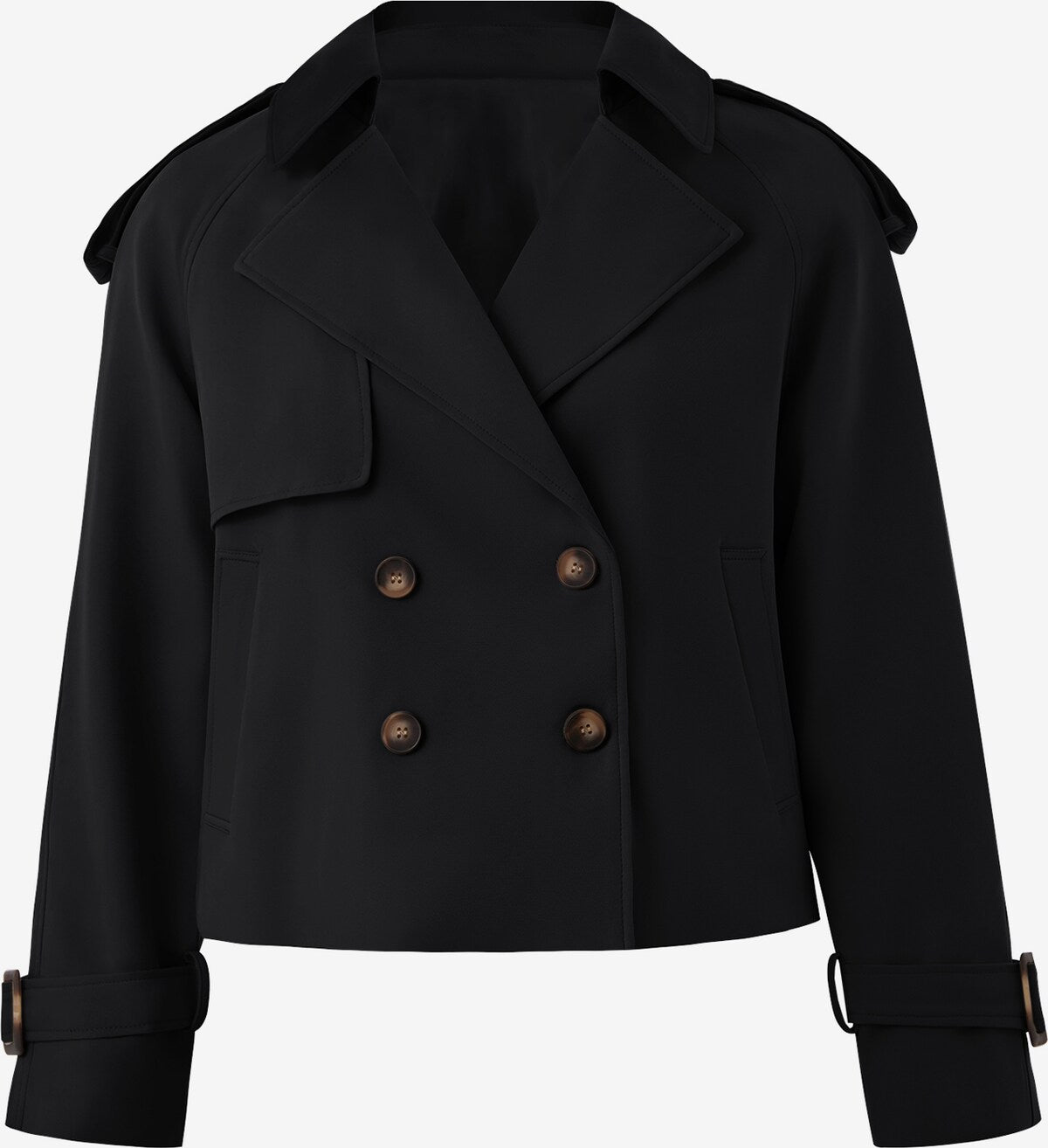 Milano Trench Coat - Black