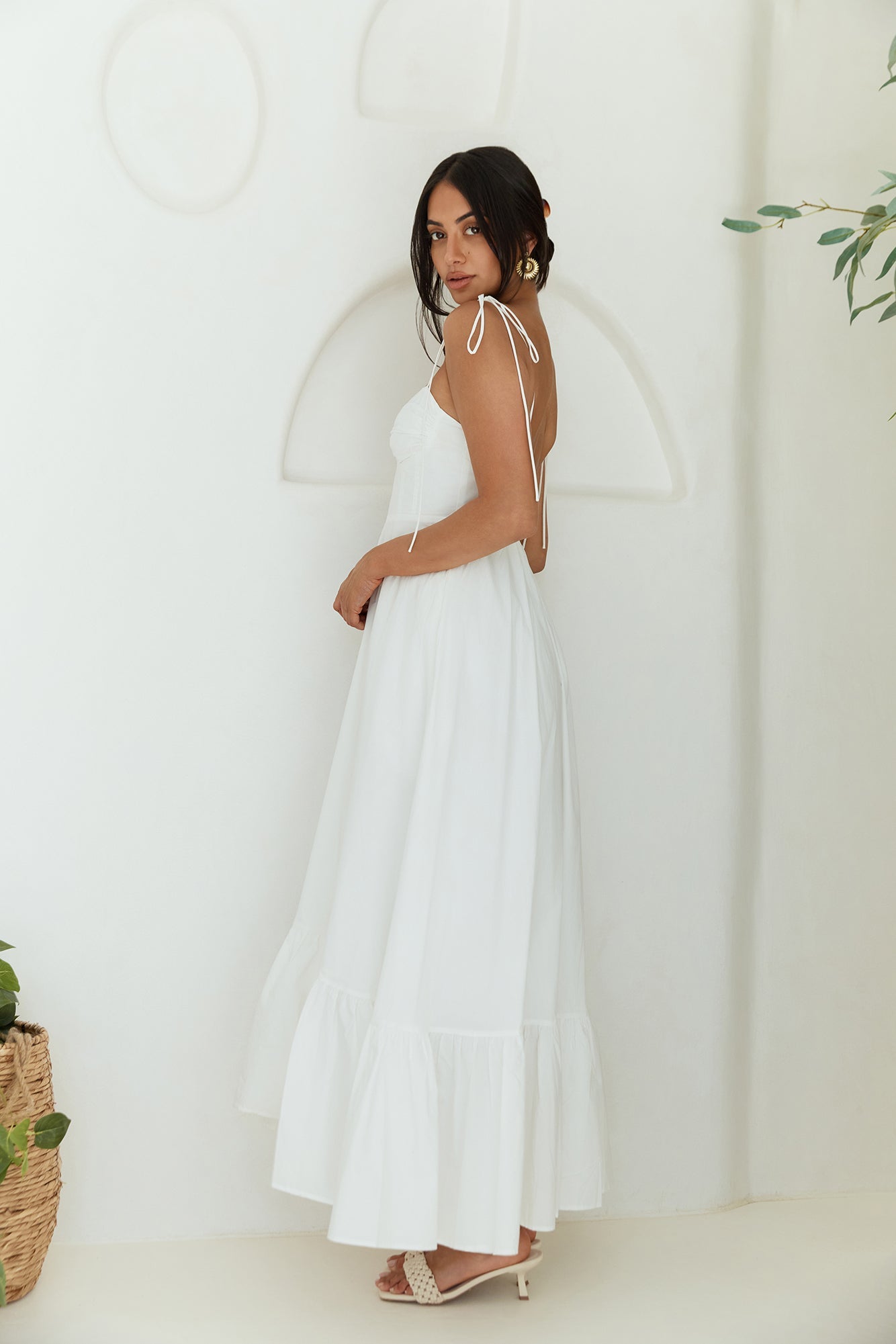 Nadine Maxi Dress - White