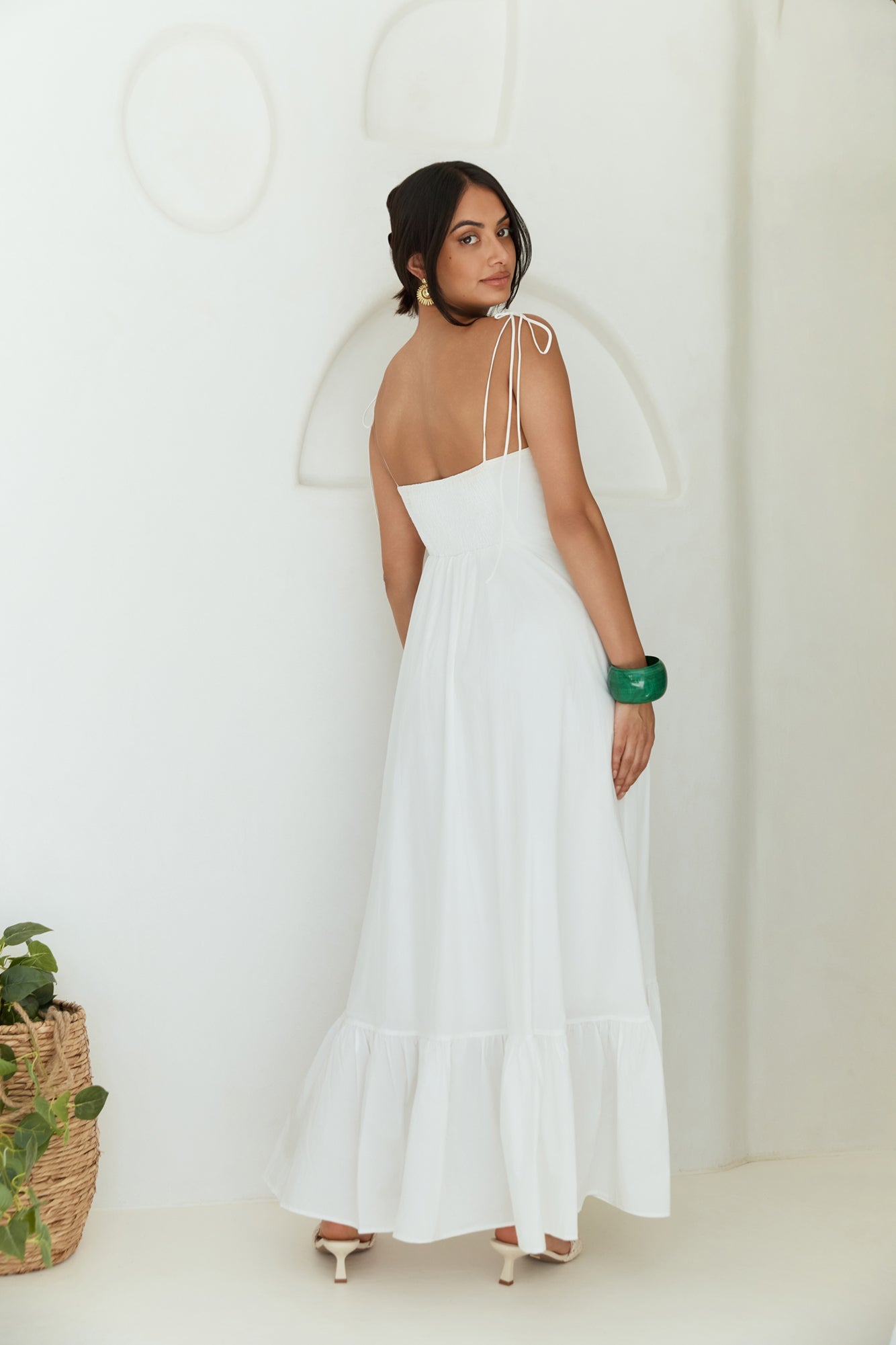 Nadine Maxi Dress - White