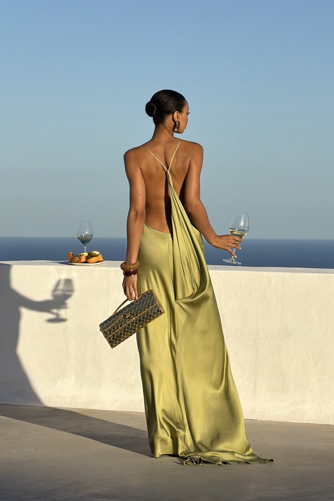 Matilde Maxi Dress - Olive Green