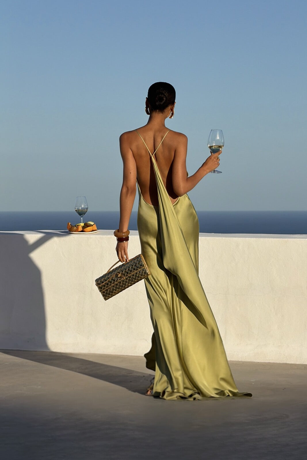 Matilde Maxi Dress - Olive Green