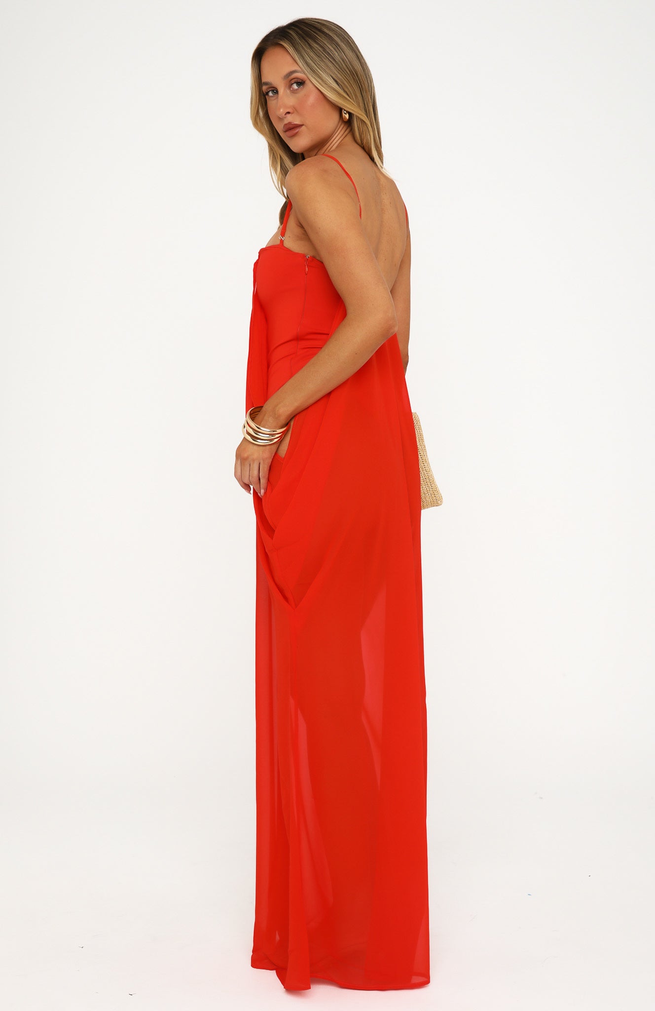 Rio Maxi Dress - Flame