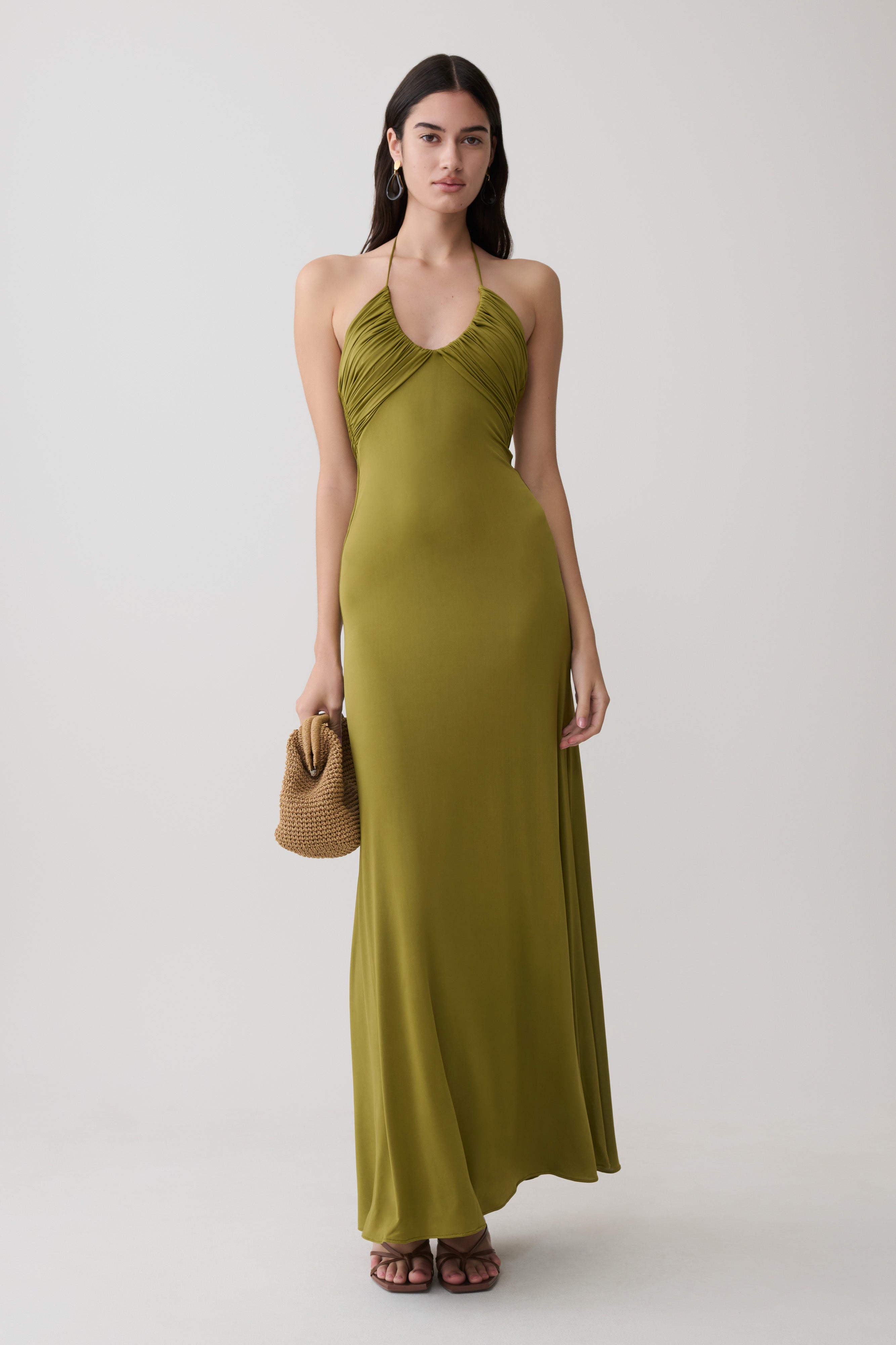Maely Maxi Dress - Olive
