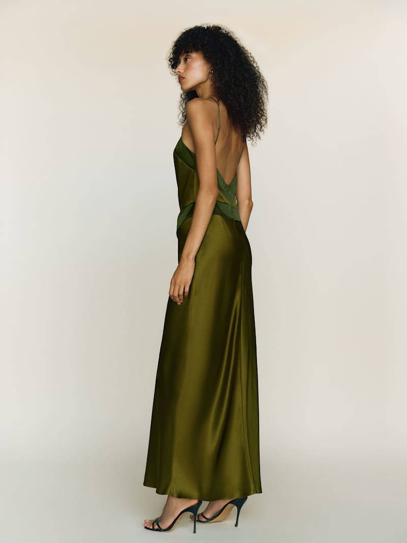 Elodie Maxi Dress - Pear - side