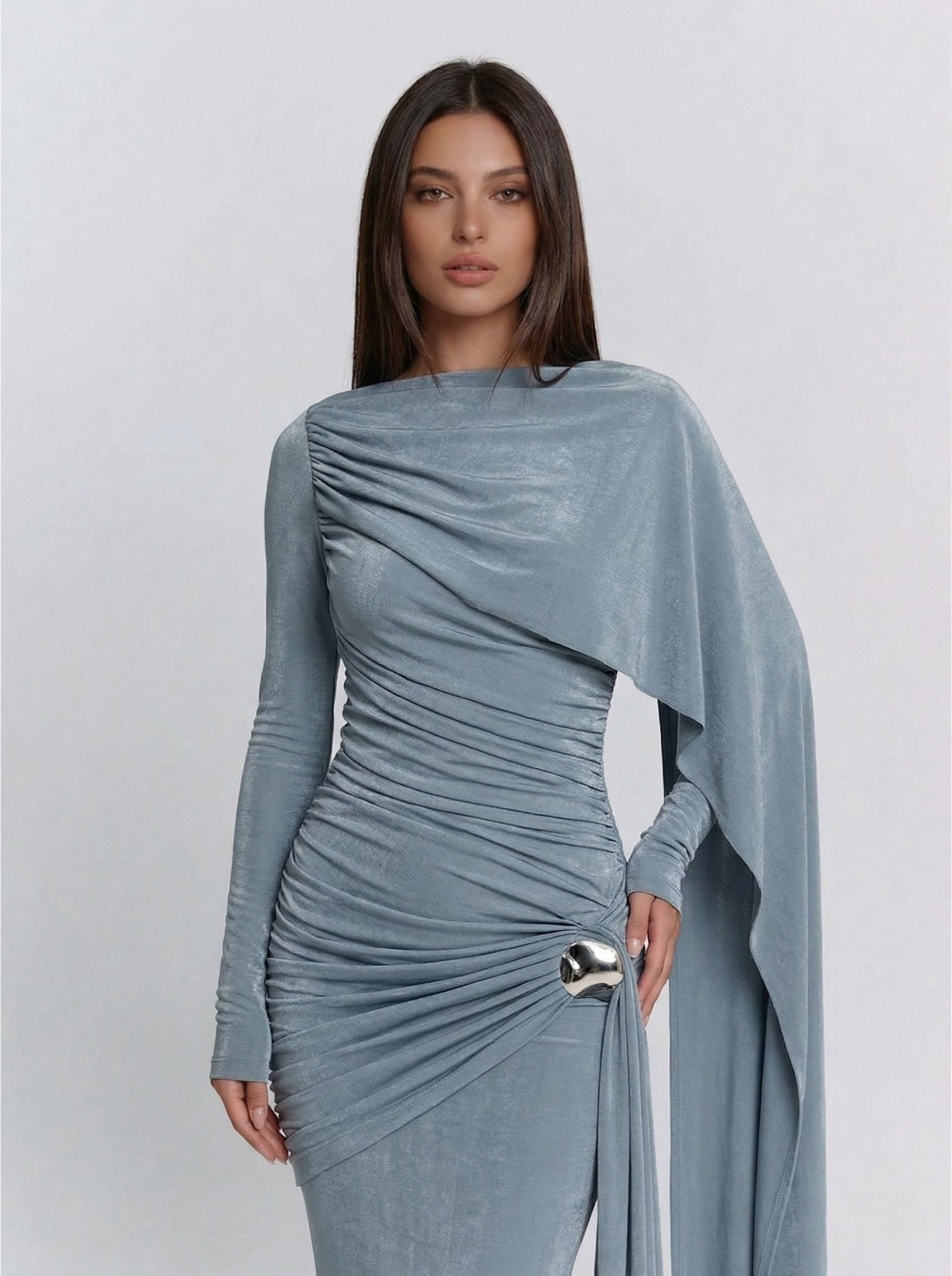 Amyra Maxi Dress - Blue