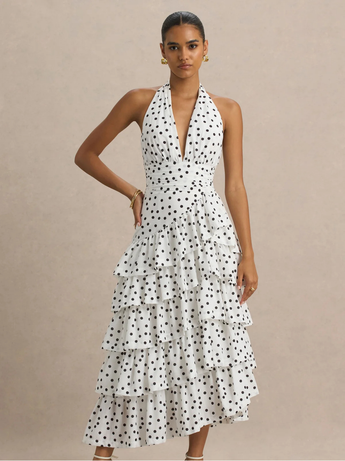 Rosalind Midi Dress - White