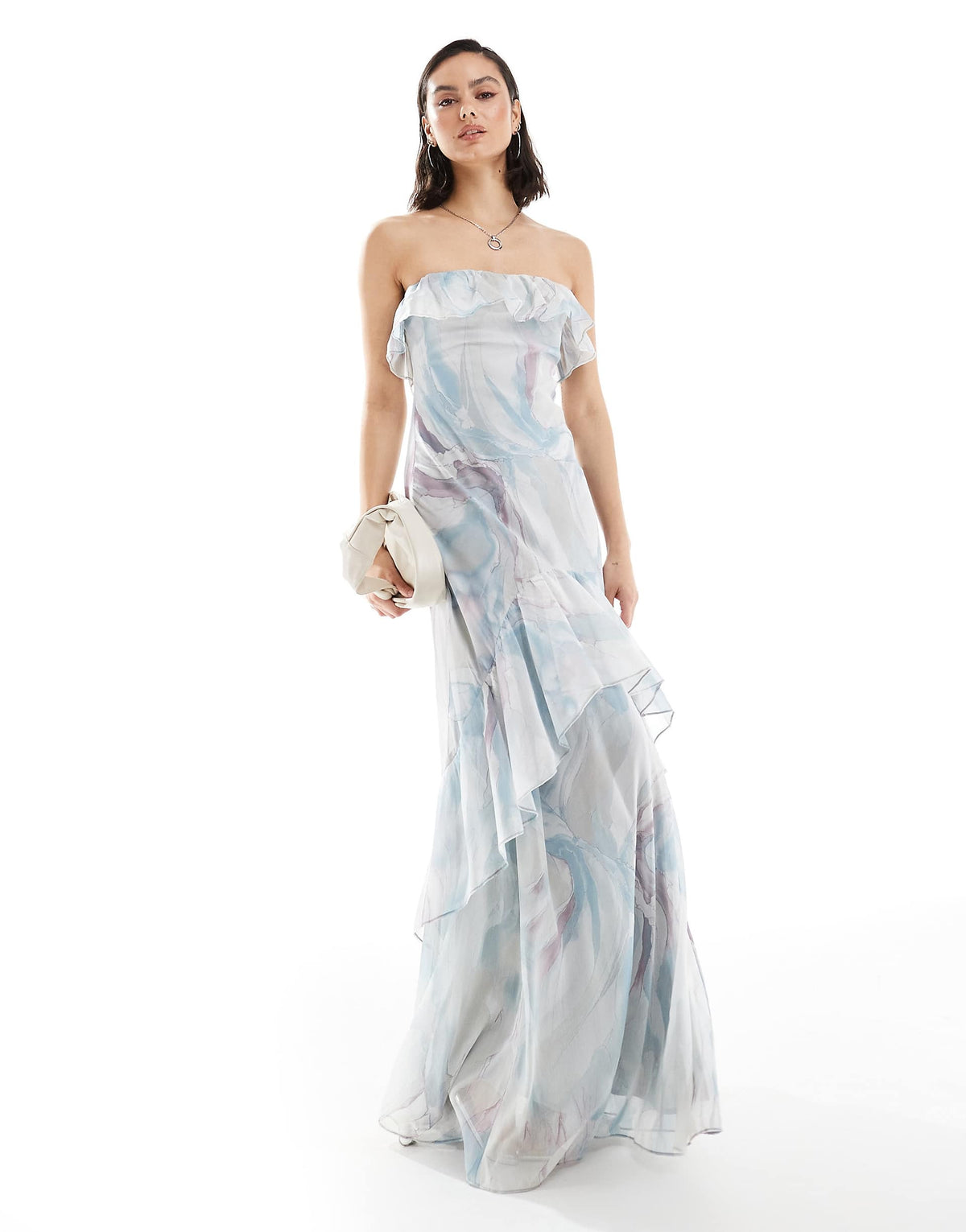 Mosaic Midi Dress - Abstract Print