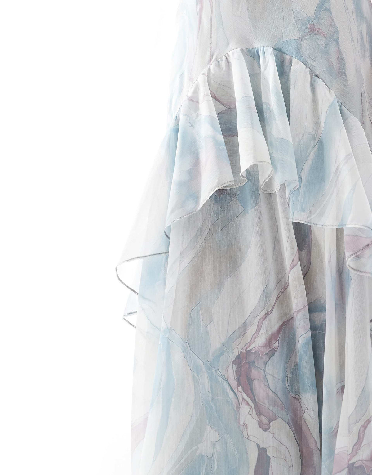 Mosaic Midi Dress - Abstract Print