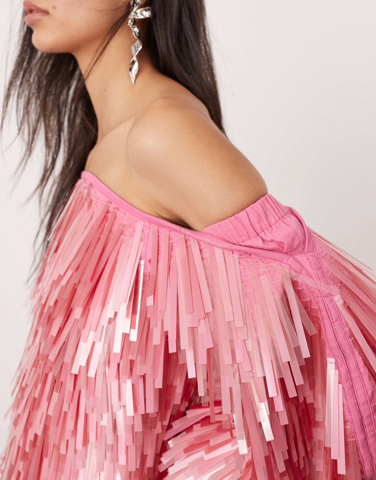 Glimmer Mini Dress - Pink