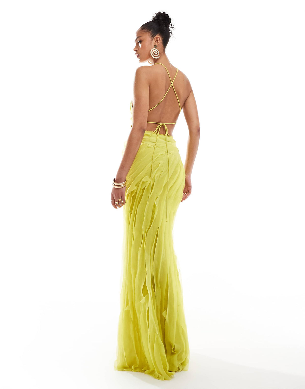 Lime Maxi Dress - Lime Green