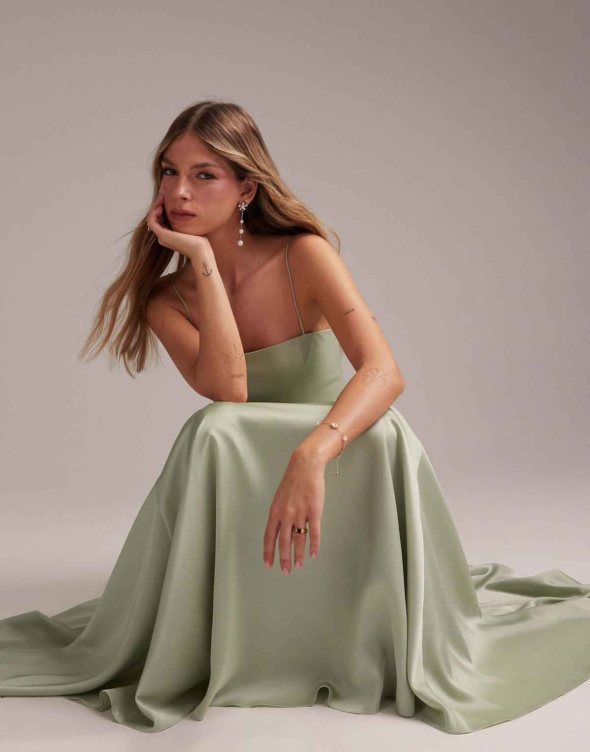 Pistachio Midi Dress - Light Green
