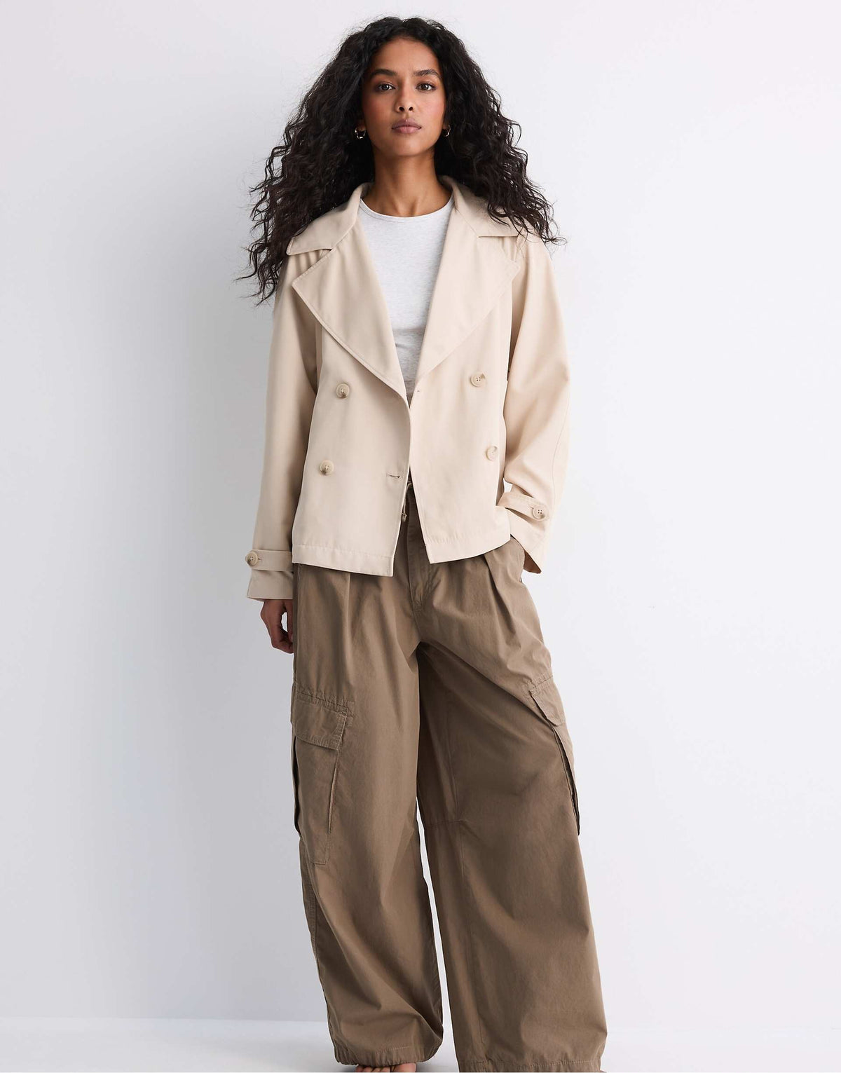 Marseille Trench Coat - Stone